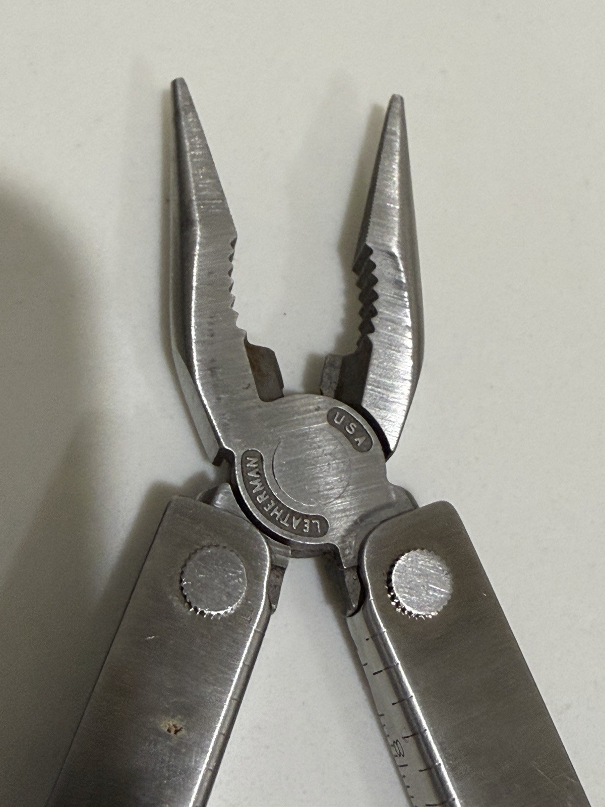 Vintage Leatherman Pocket Survival Tool PST w/TOOL ADAPTER, Bit set & Pouch