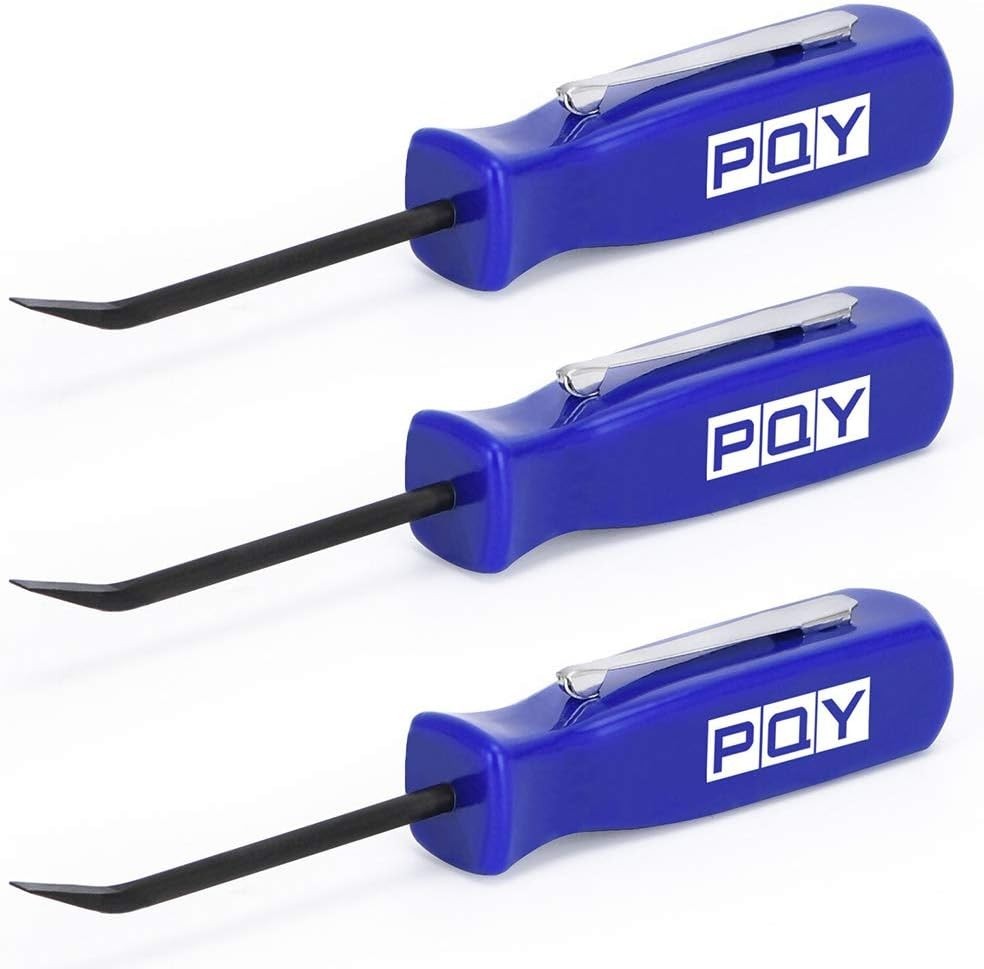 Mini Pocket Pry Bar with Pocket Clip 4.5″ Length 3pcs Blue