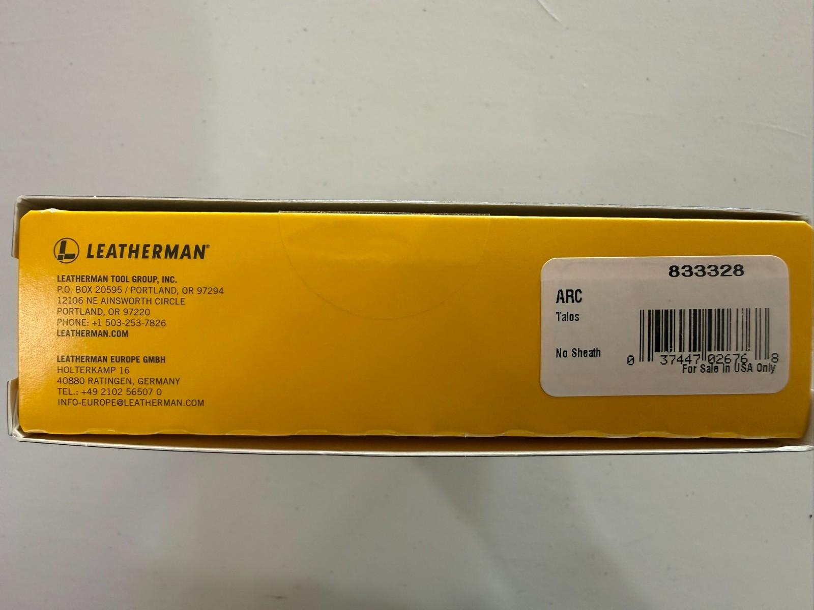 Leatherman Arc Talos Multitool Knife with Lynch NW Titanium Clip – New in Box