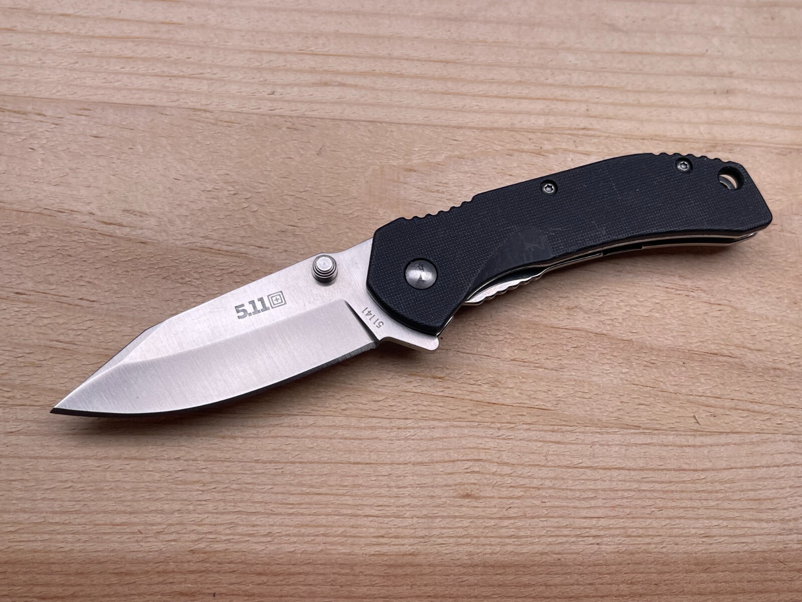 5.11 Tactical Folding Pocket Knife 51141 – Black/Silver Handle 03/20