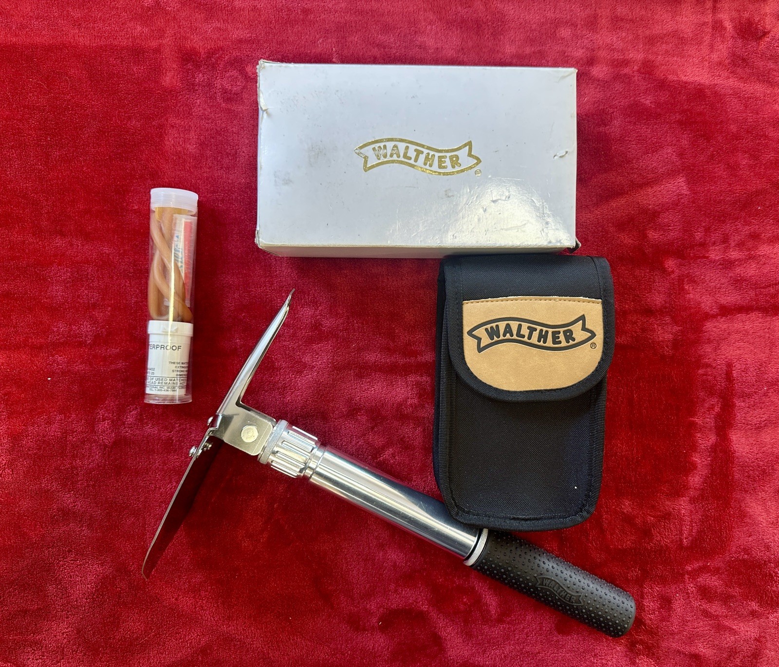RARE, WALTHER JUNGLE TOOL, WAL027, NEW, WARRANTY, BOX, KNIFE, ENTRENCHING, PICK
