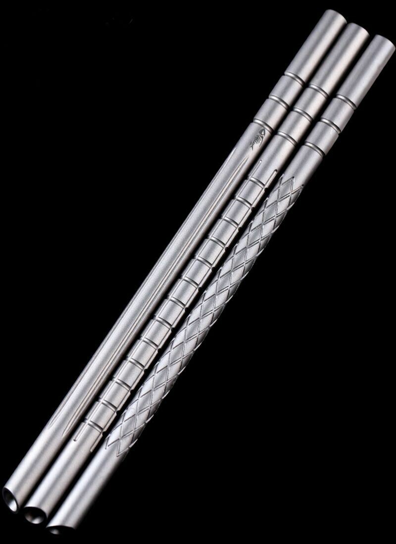 EDC Solid TC4 Titanium Alloy Straw Crowbar Portable Creative Tactical Multi Tool