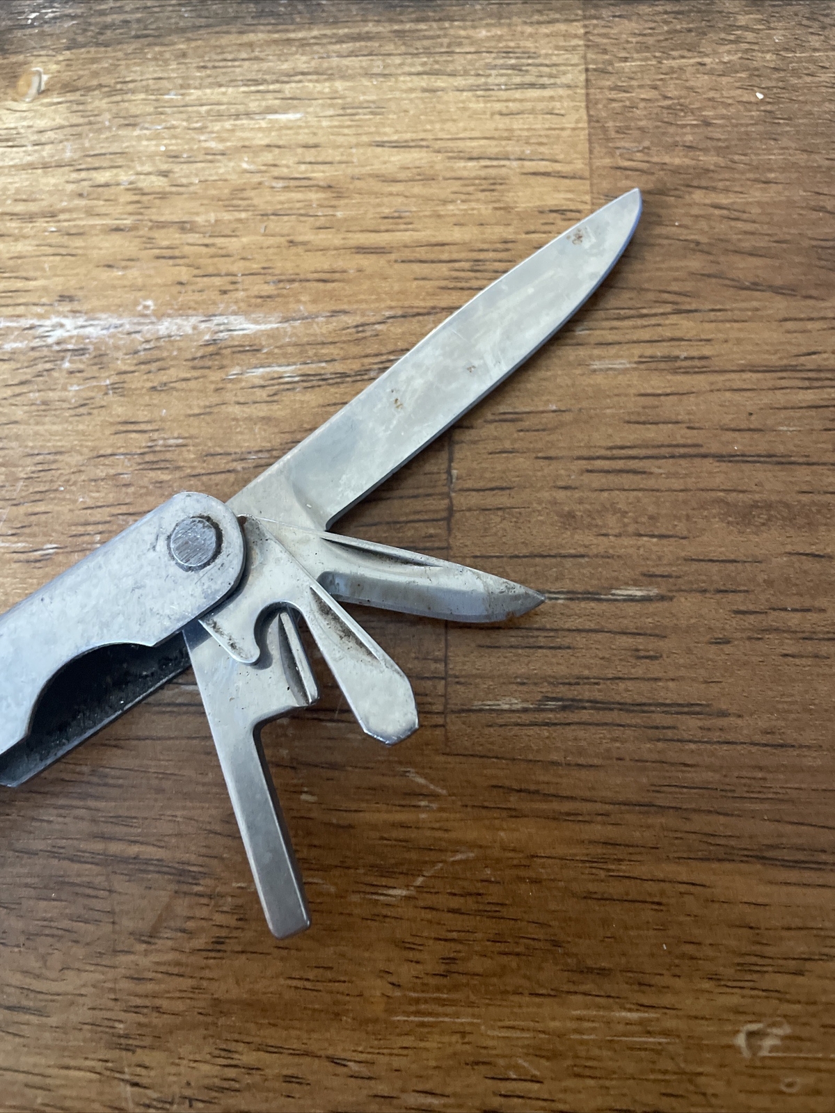 Vintage Stainless Steel Leatherman Dupe Multi-Tool, No Sheath – Silver