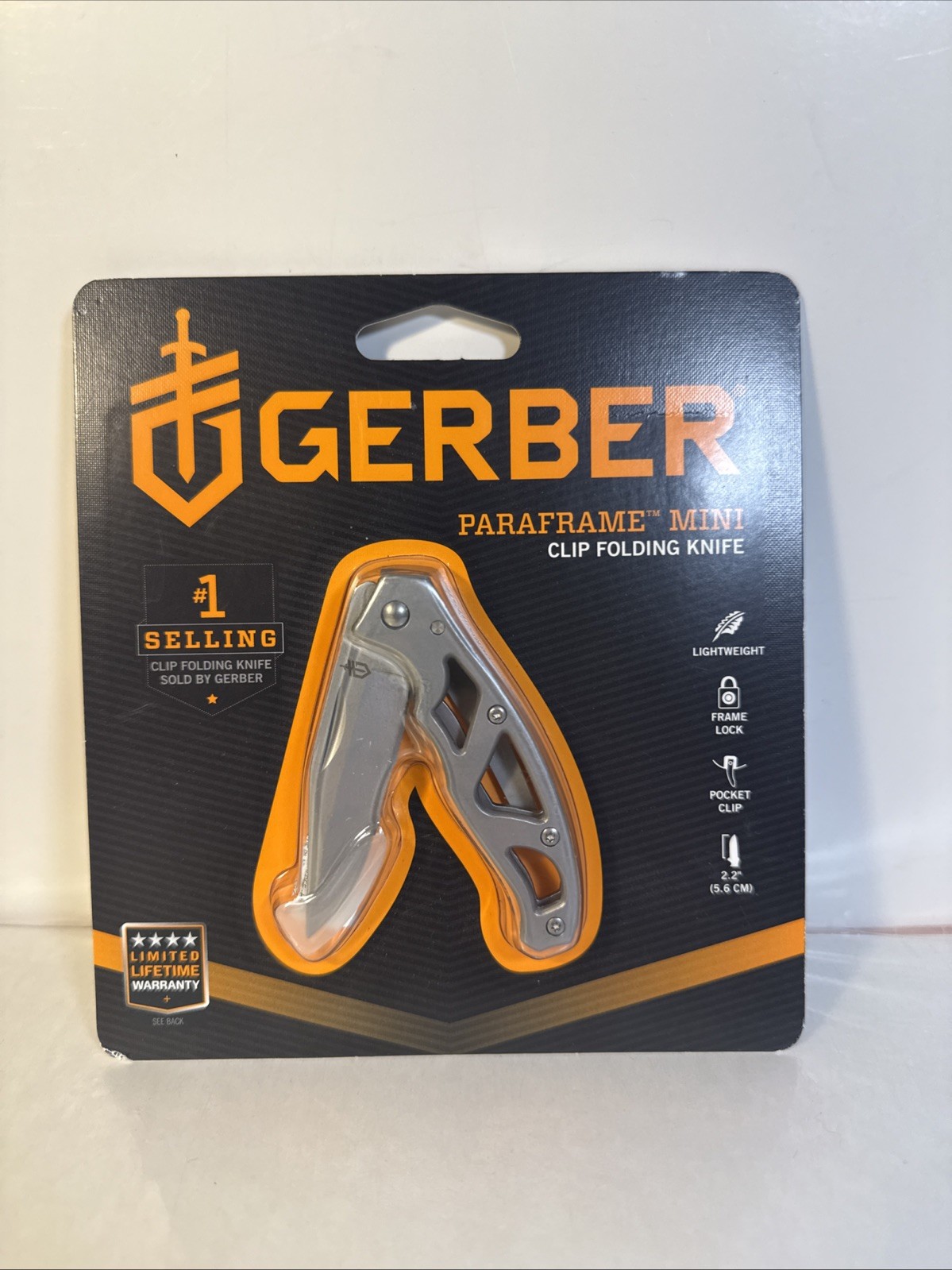 NEW GERBER PARAFRAME MINI 2.2″ CLIP FOLDING KNIFE STAINLESS STEEL