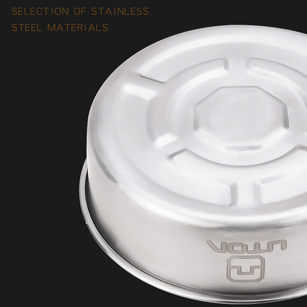 Outdoor Friendly Lightweight Alcohol Stove with Secure Cooking Platform