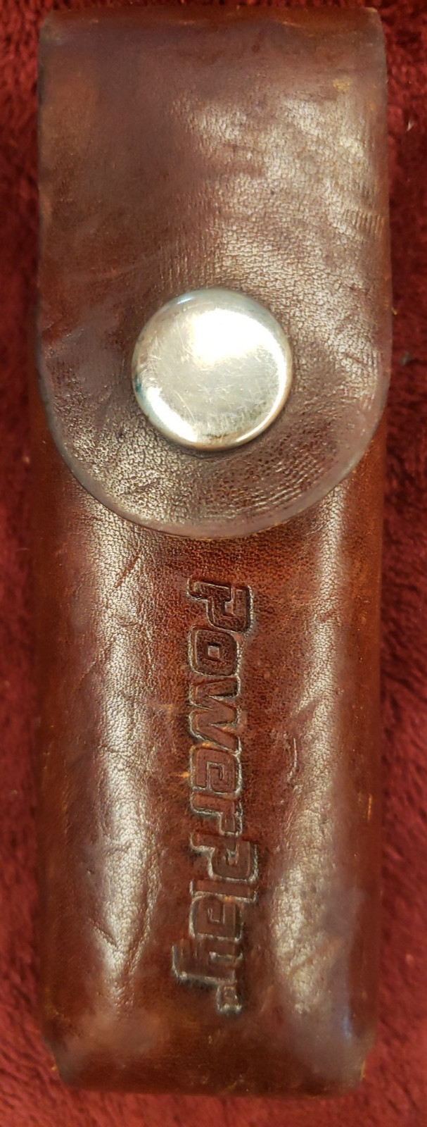 ORIGINAL LEATHER SHEATH FOR SOG MADE IN USA POWERPLAY 4 3/8 INCH POUCH