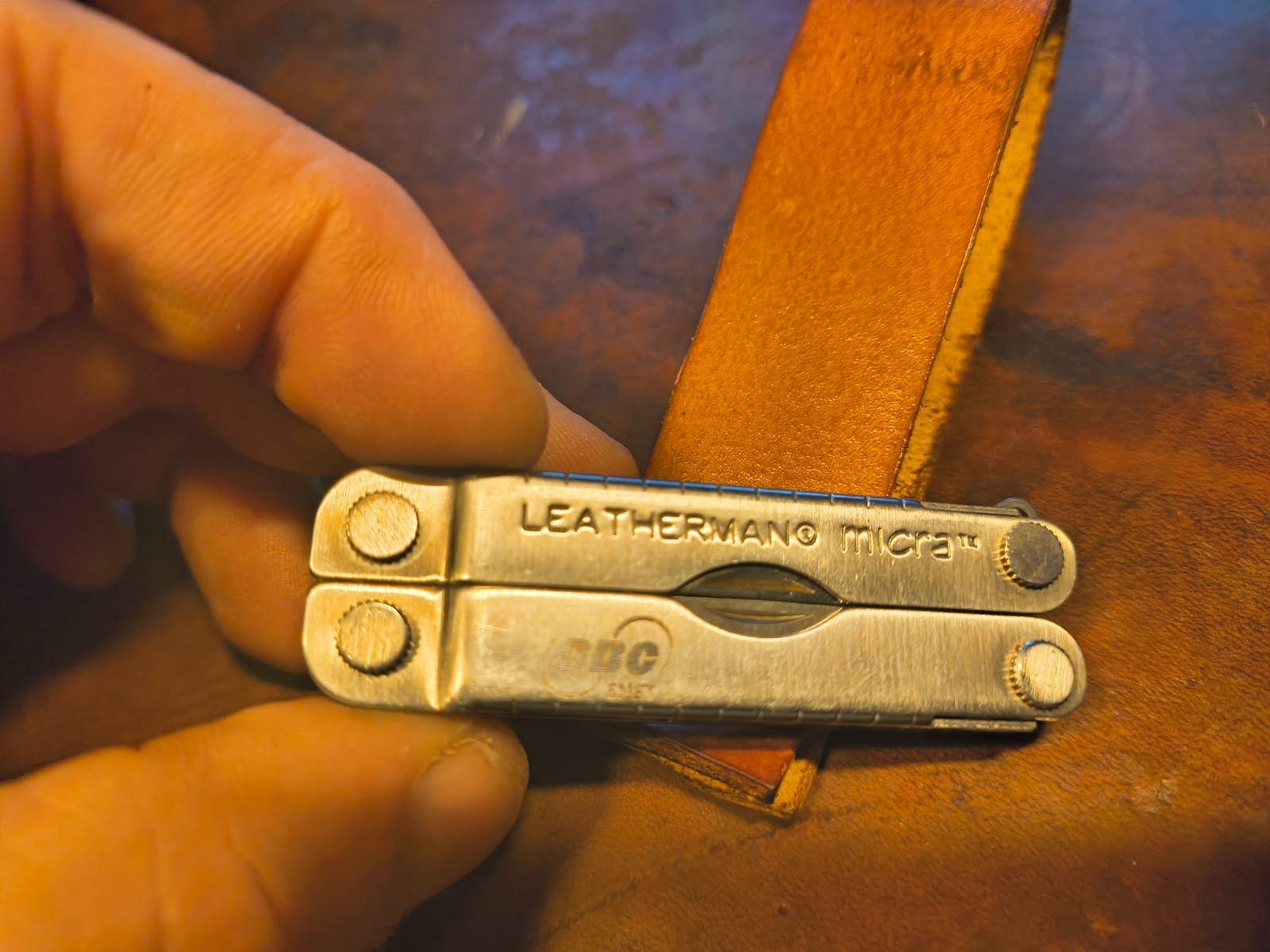 Leatherman Micra Stainless, Key Ring Size Tool, Scissors, Tweezers File Knife