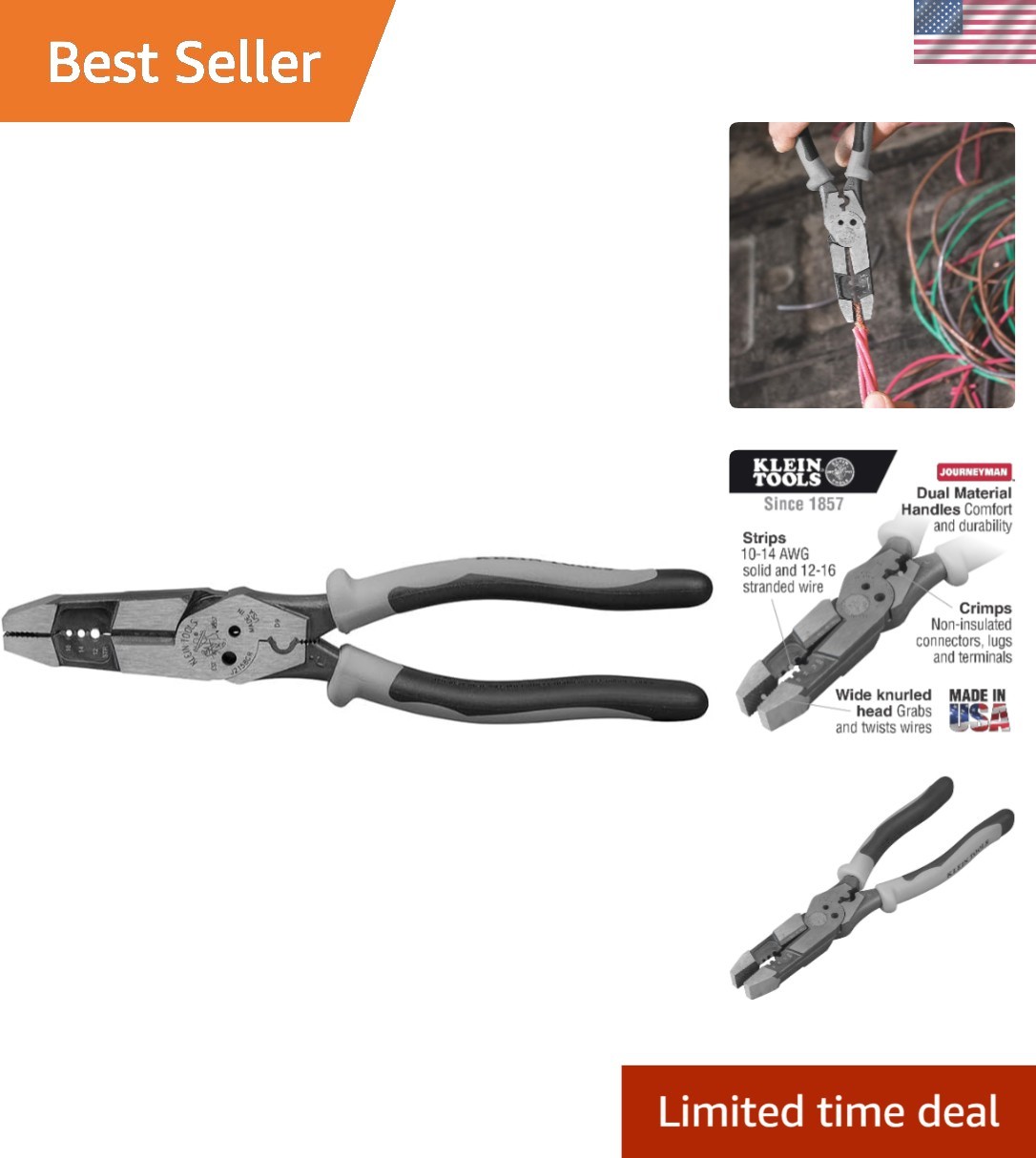 Precision 8-Inch J215-8CR Pliers: Multi-Purpose Tool for Home & Professional Use