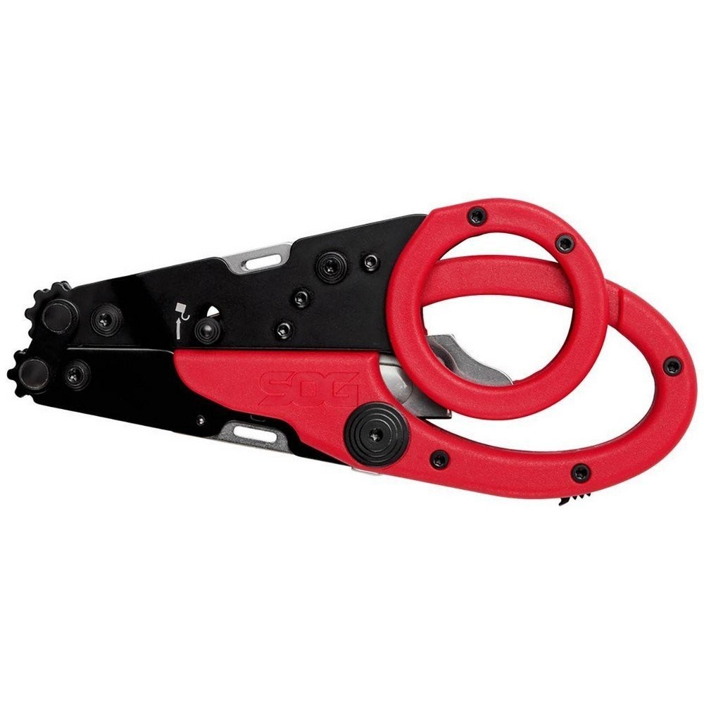 SOG Parashears Multi Tool 3Cr13 Stainless Blades Red GRN Handle – 23-125-02-43