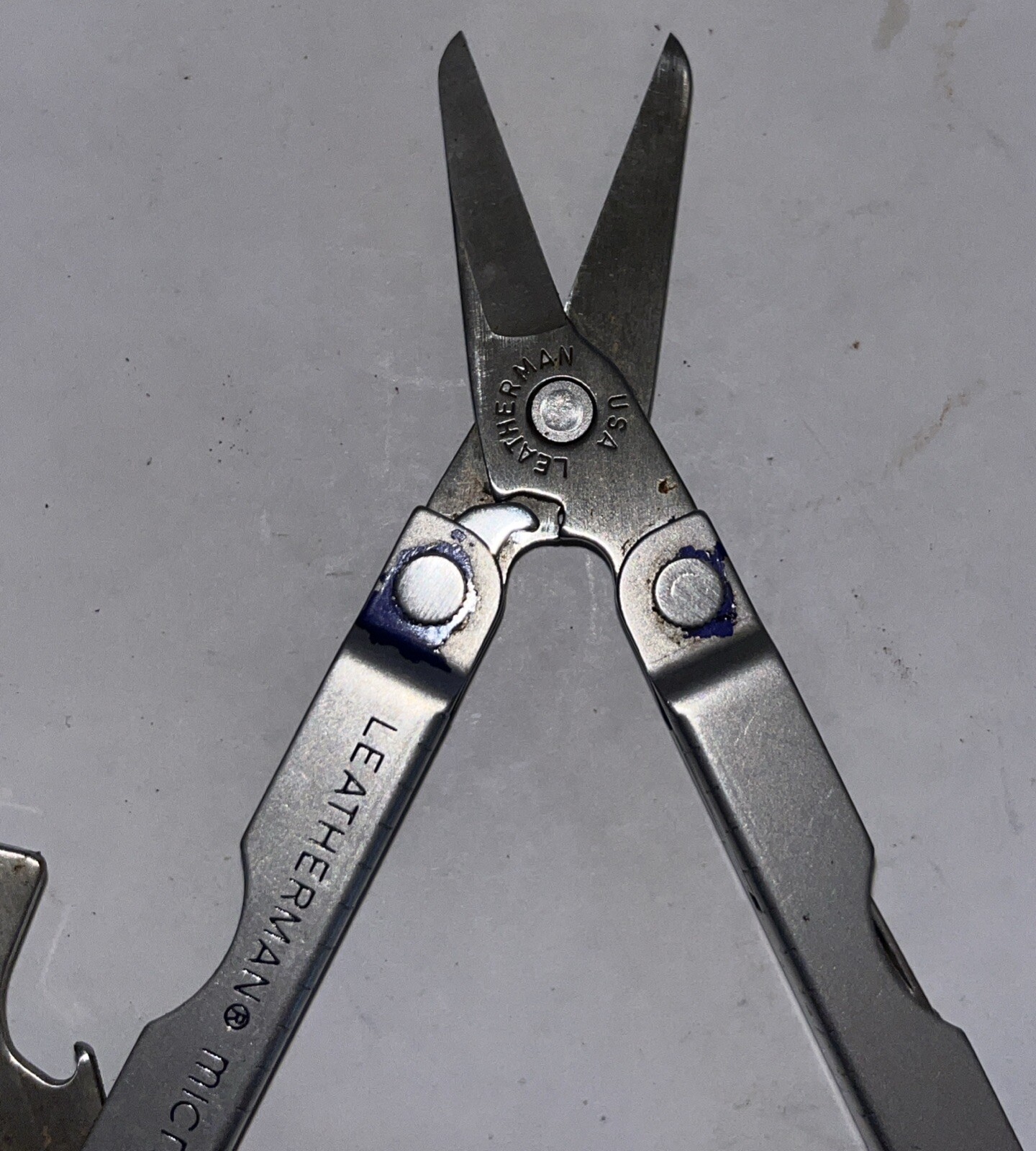 Leatherman Silver Micra Compact Scissors Hiking Back packing Multi-Tool