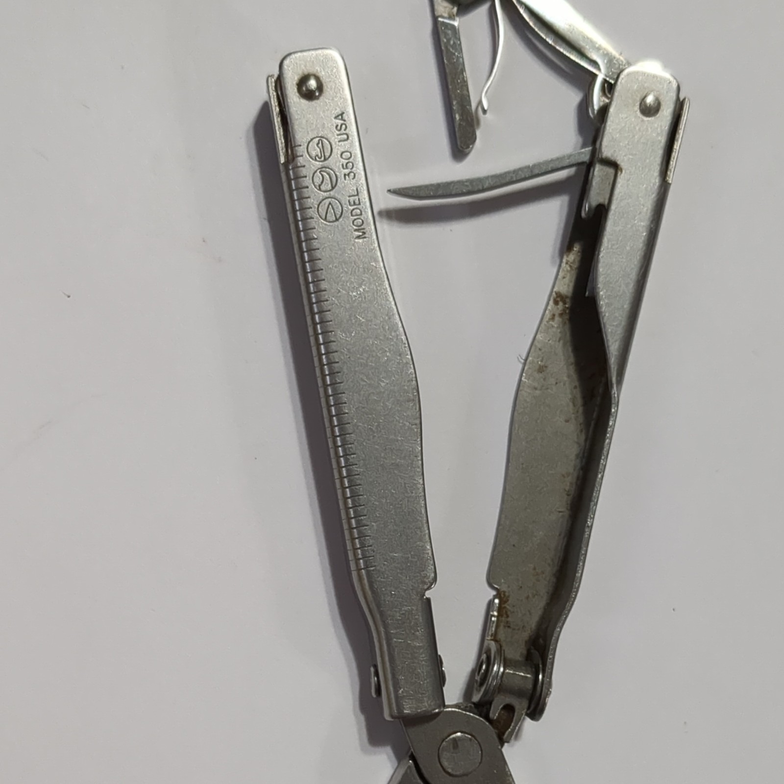 Buck Knives 350 Minibuck Tool Multi-Tool Stainless Steel Silver Plier Knife File