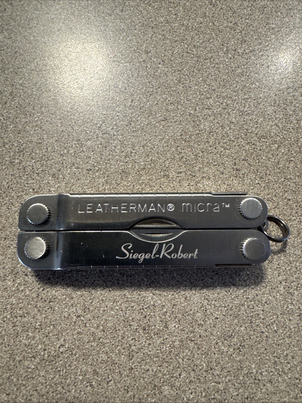 Leatherman Micra Multi-Tool Knife Scissors Key Ring Stainless 10 Tools Car Purse