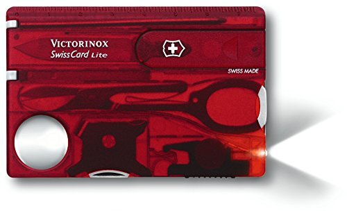 Victorinox Swiss Card Lite Swiss Made Pocket Tool 13 Functions LED Magnifier