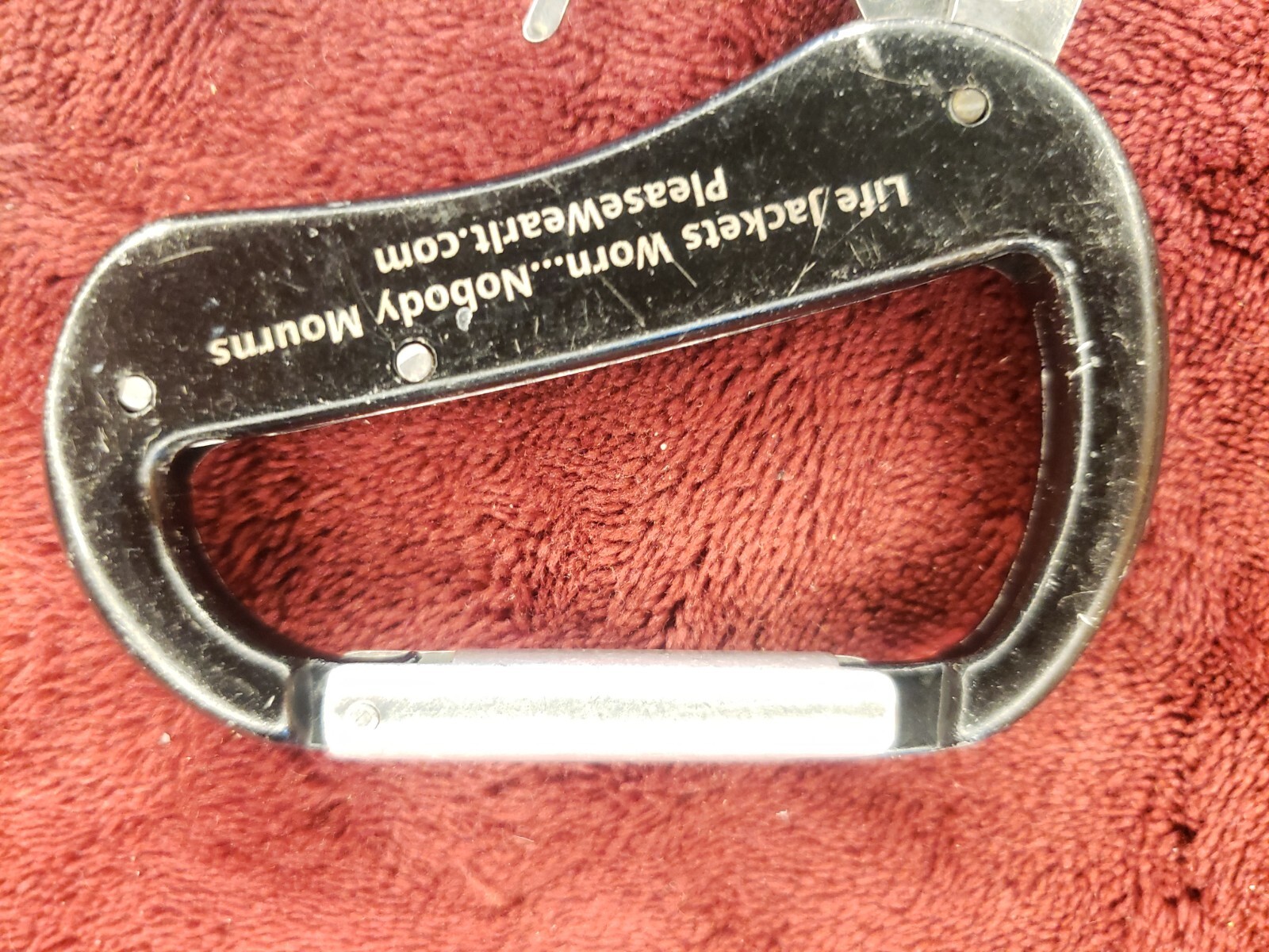 Lot 3 Black Carabiner Multitool with advertising