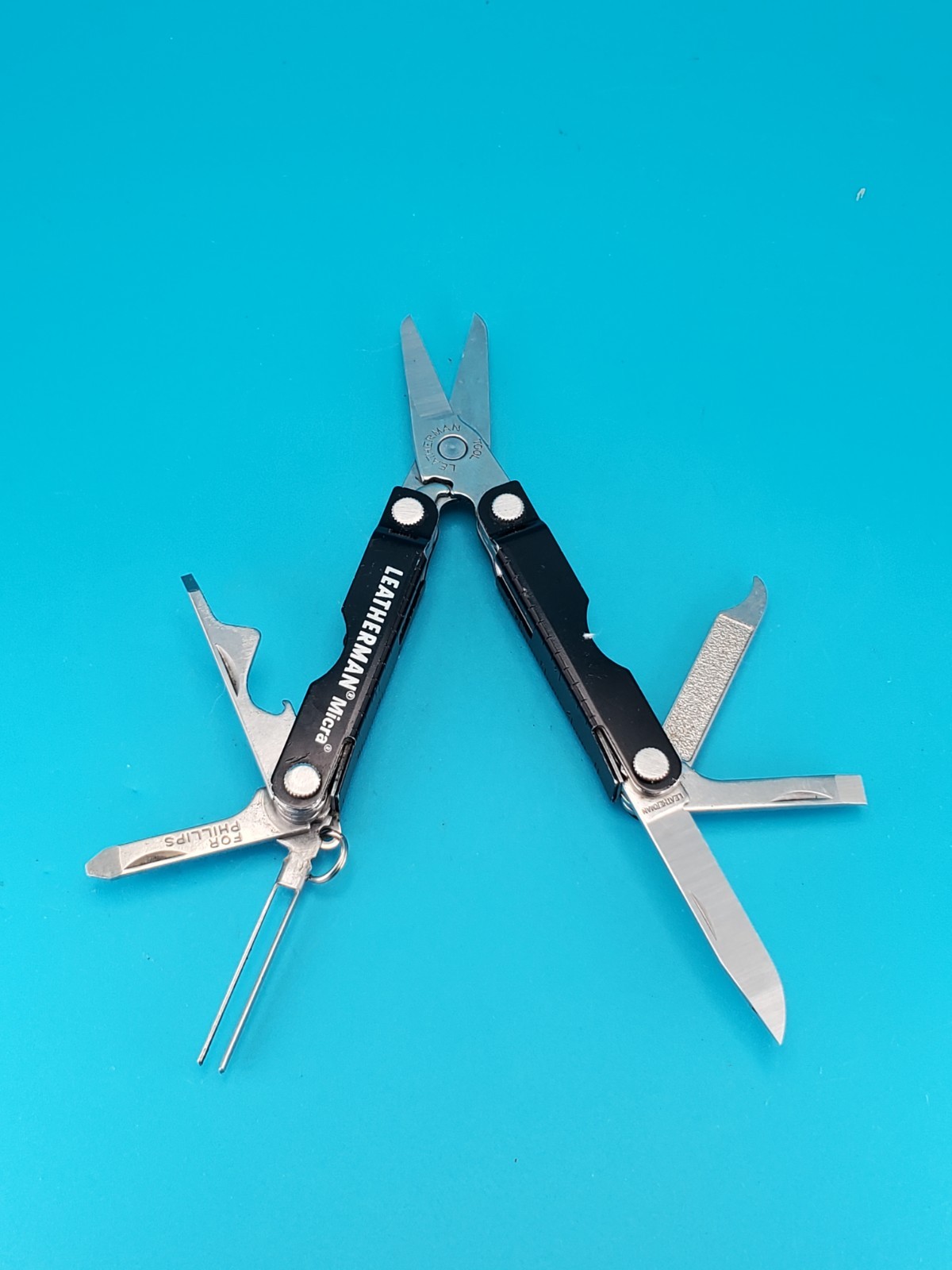 Leatherman Micra Multi-Tool, Knife, Scissors, Key Ring, Black!