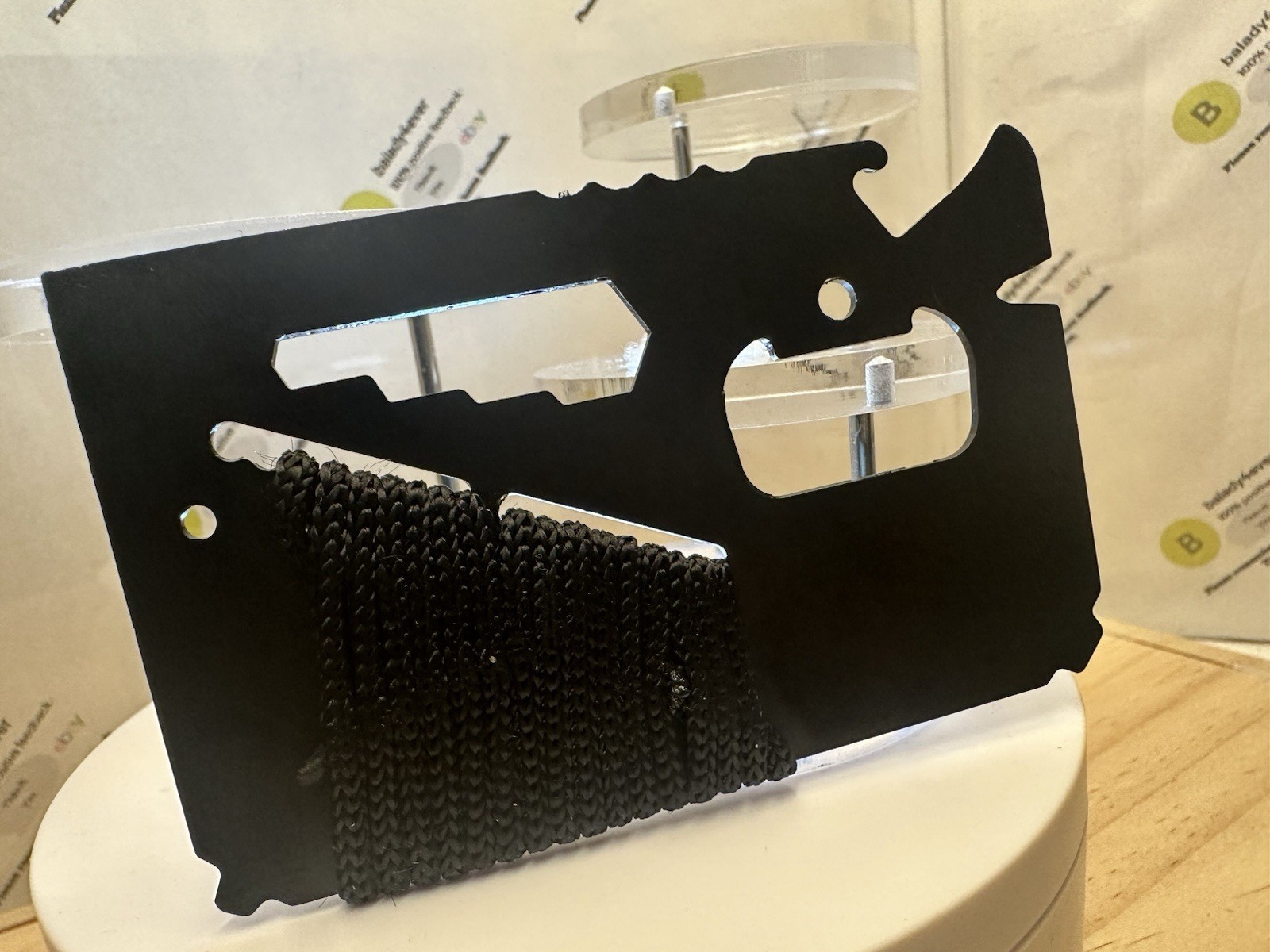 “PRT SOS HELP” Branded DeltaHalo Credit Card Multitool 14 in 1 Survival