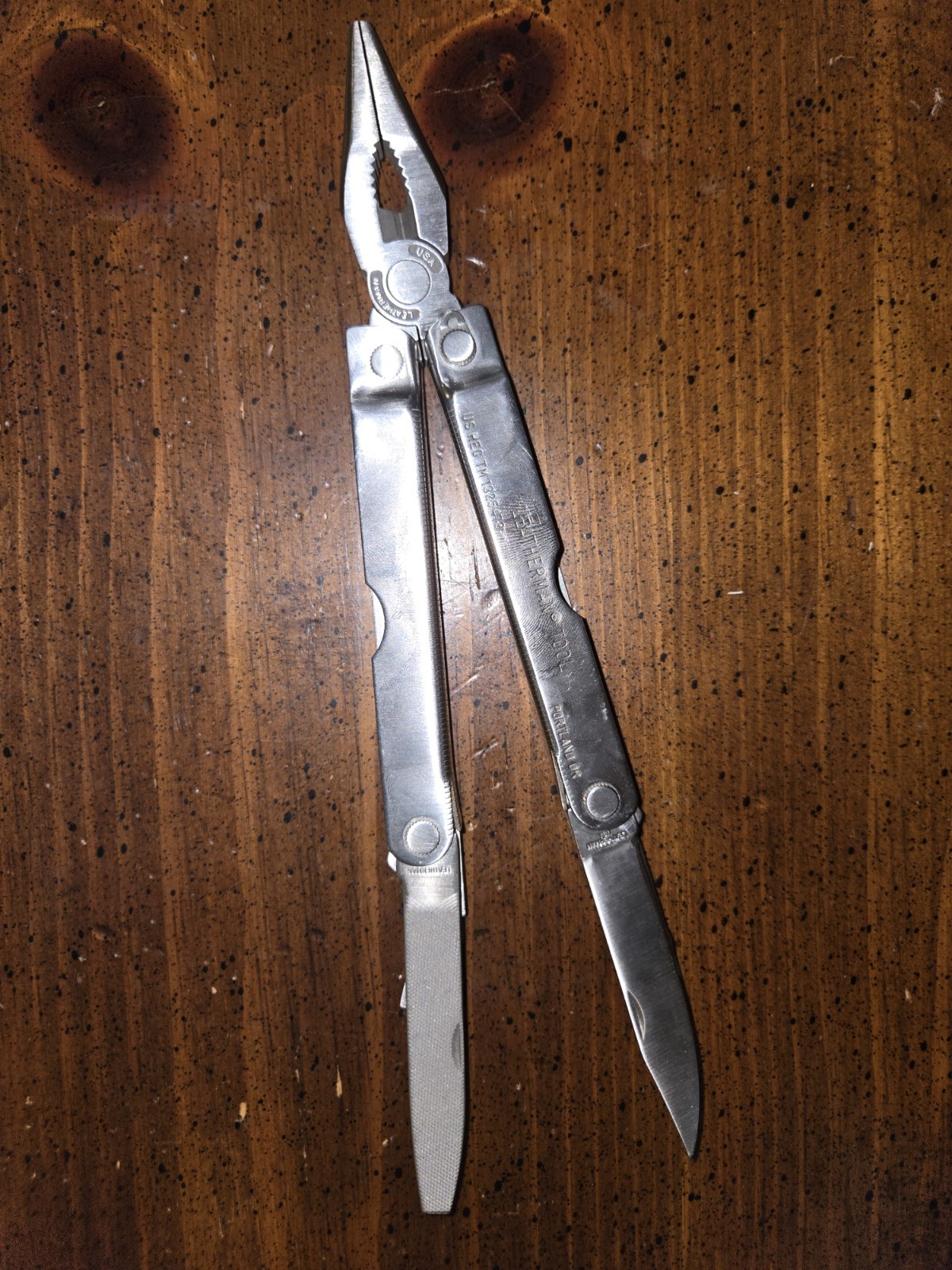 Leatherman PST (retired) Multi-Tool and Leather Sheath USA Vintage – LOOK!