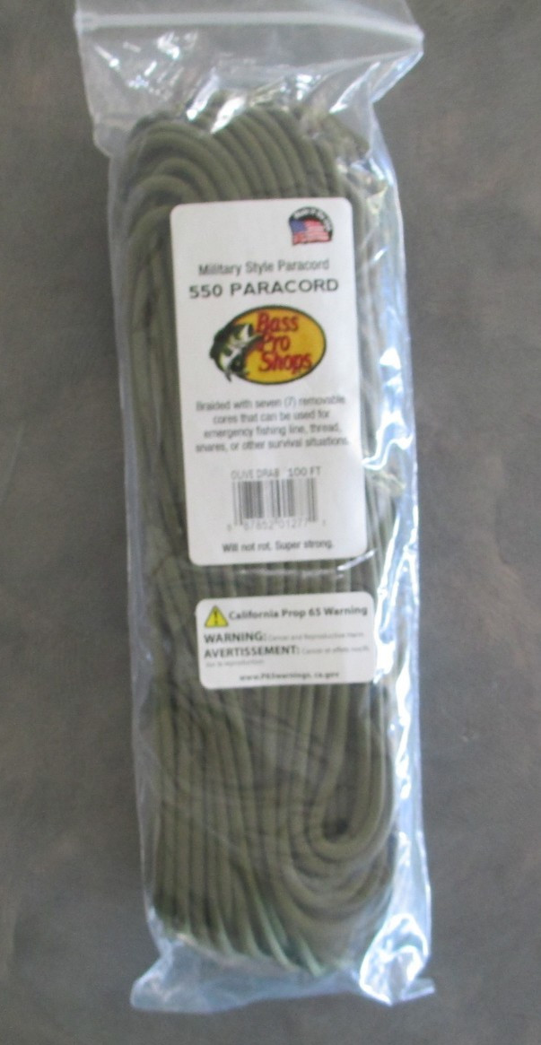 Bass Pro Shops Military Style 550 Paracord 100ft