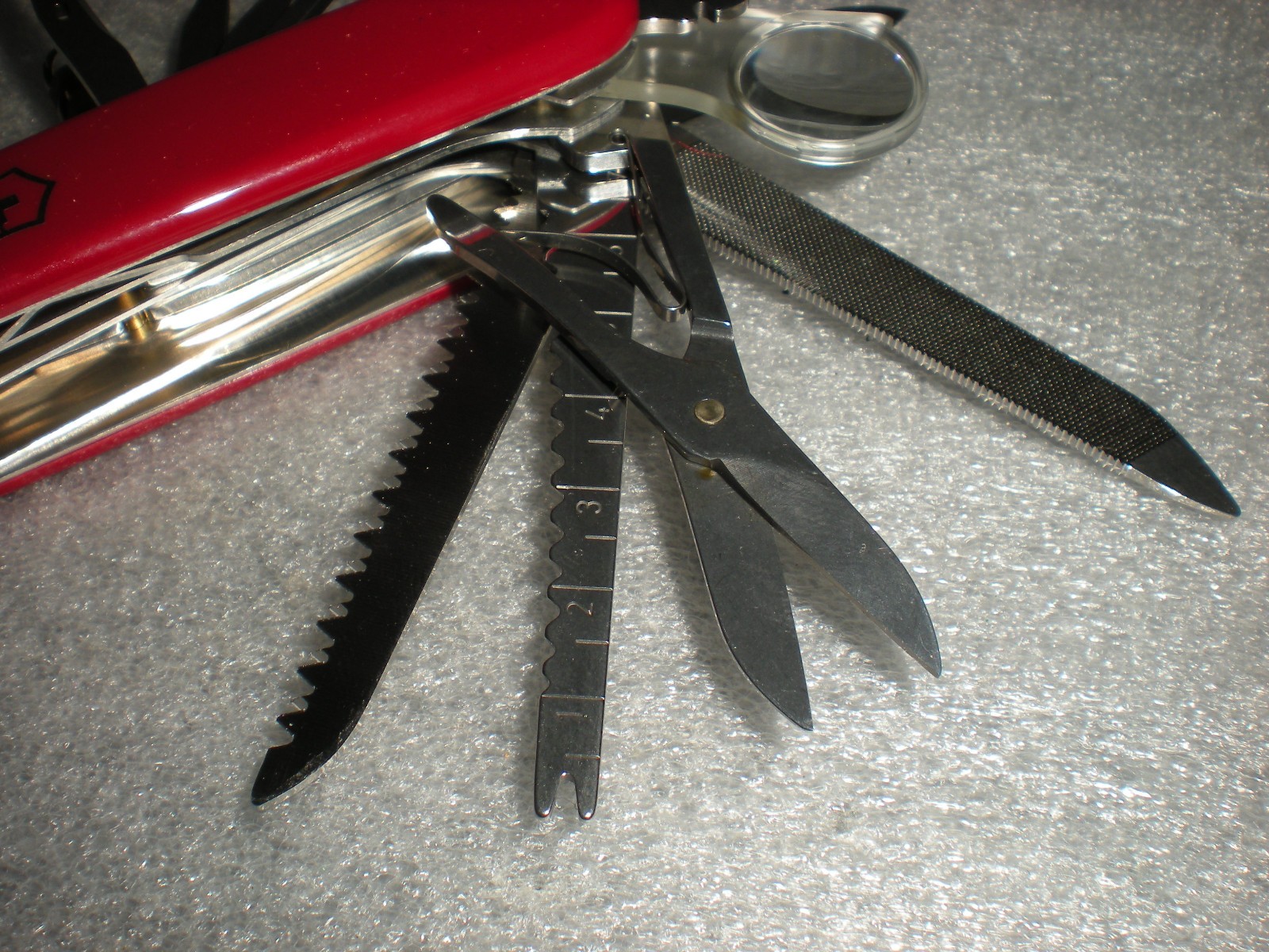 OEM Victorinox Officier Suisse Red Swiss Made Army Knife Multi Tool Saw Scissors