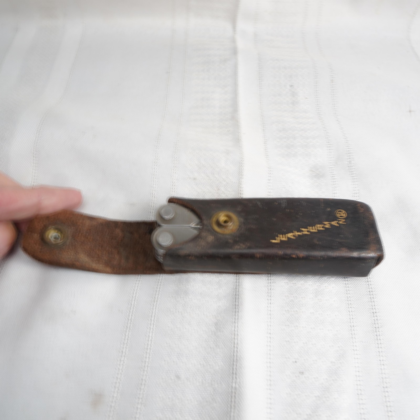 Vintage Leatherman PST II Multi-Tool Stainless Pliers Knife USA Belt Sheath EDC