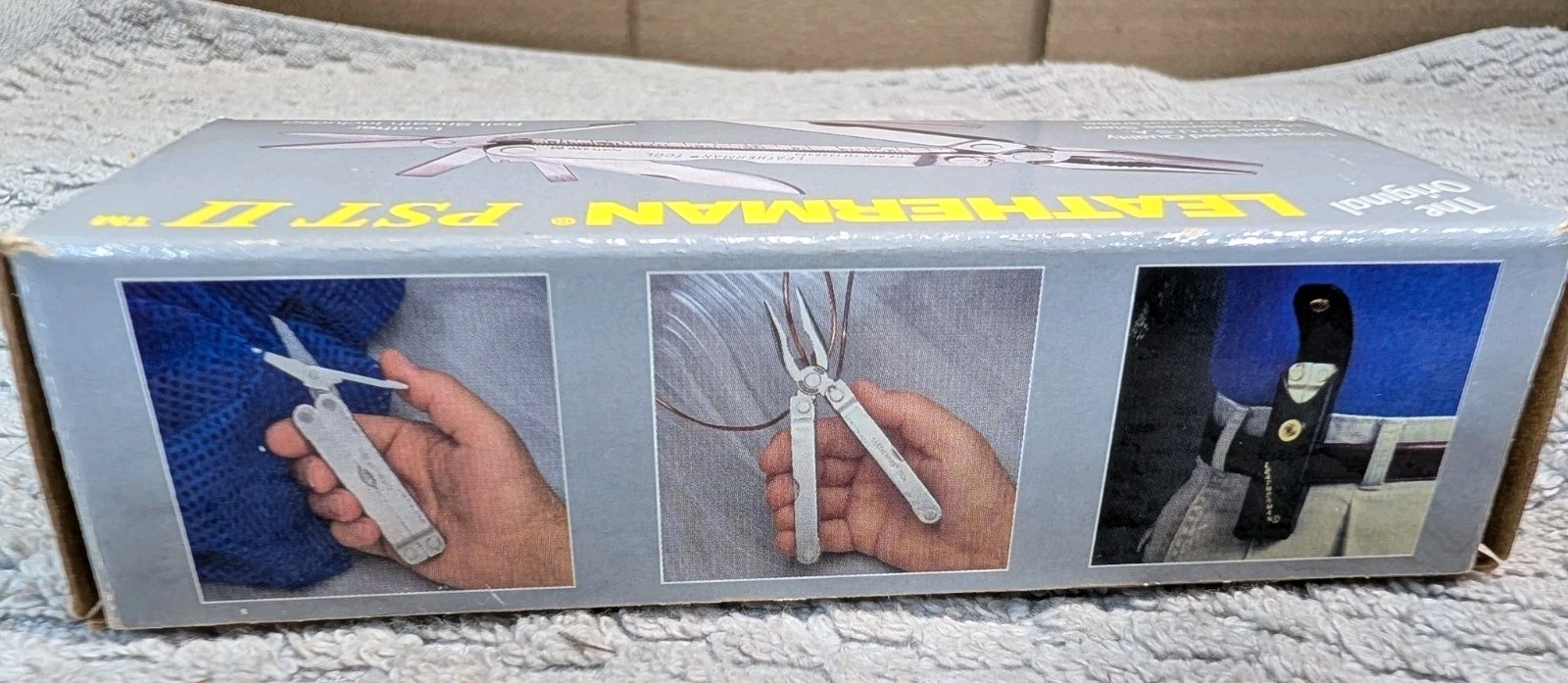 Vintage Leatherman PST II Multi-Tool With Original Box Leather Sheath Manual