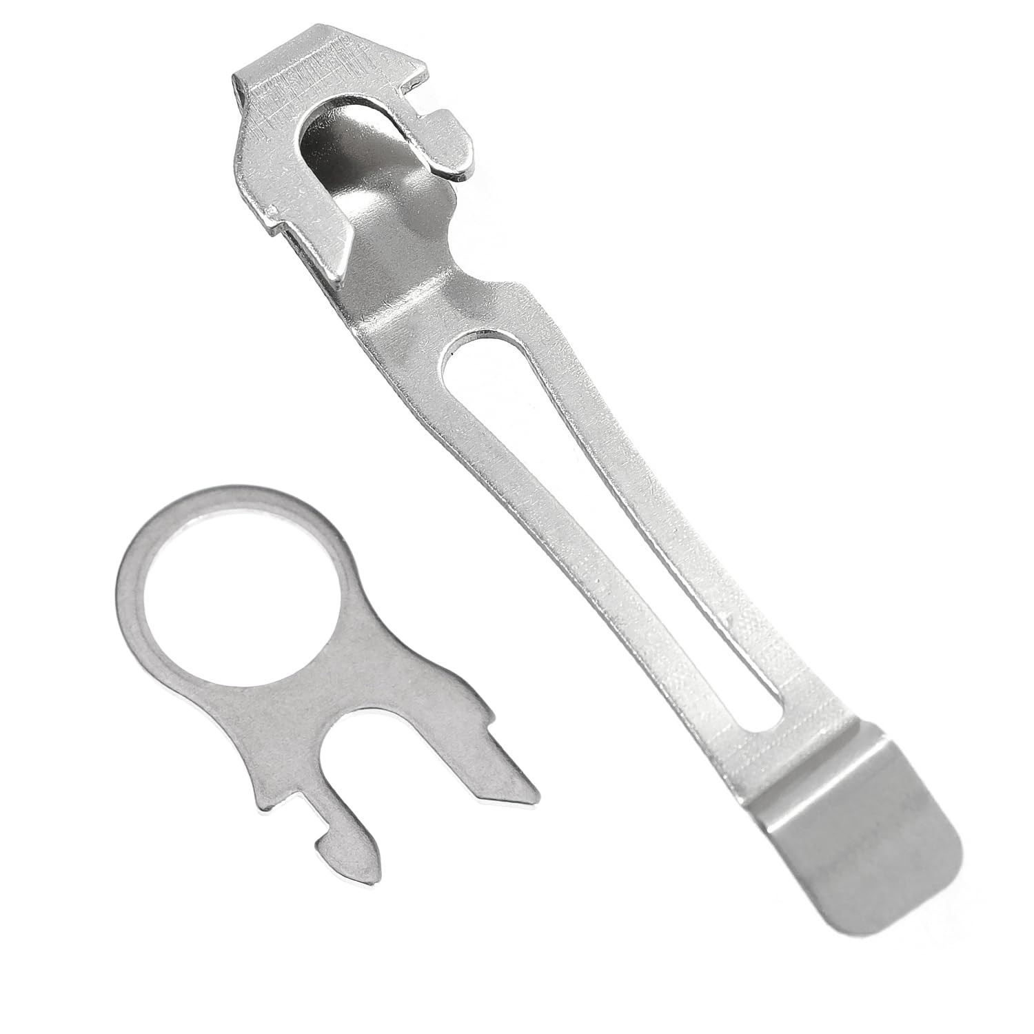 Quick-Release Pocket Clip+ Lanyard Ring Set Stainless Steel Quick Release Mul…