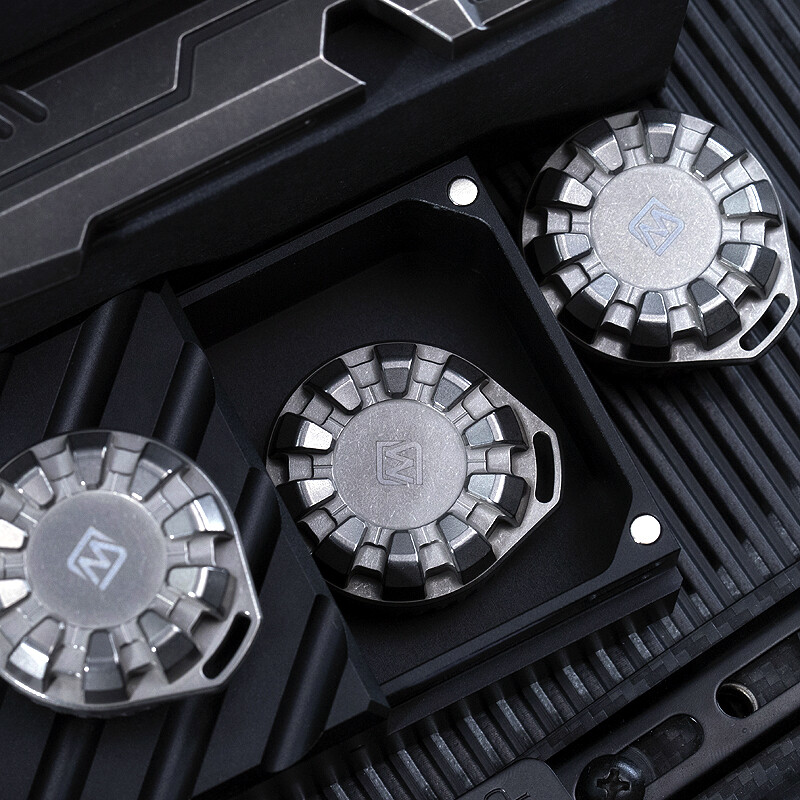 EDC Titanium Alloy Waterproof Case Portable Sealed Medicine Storage Box Pendant