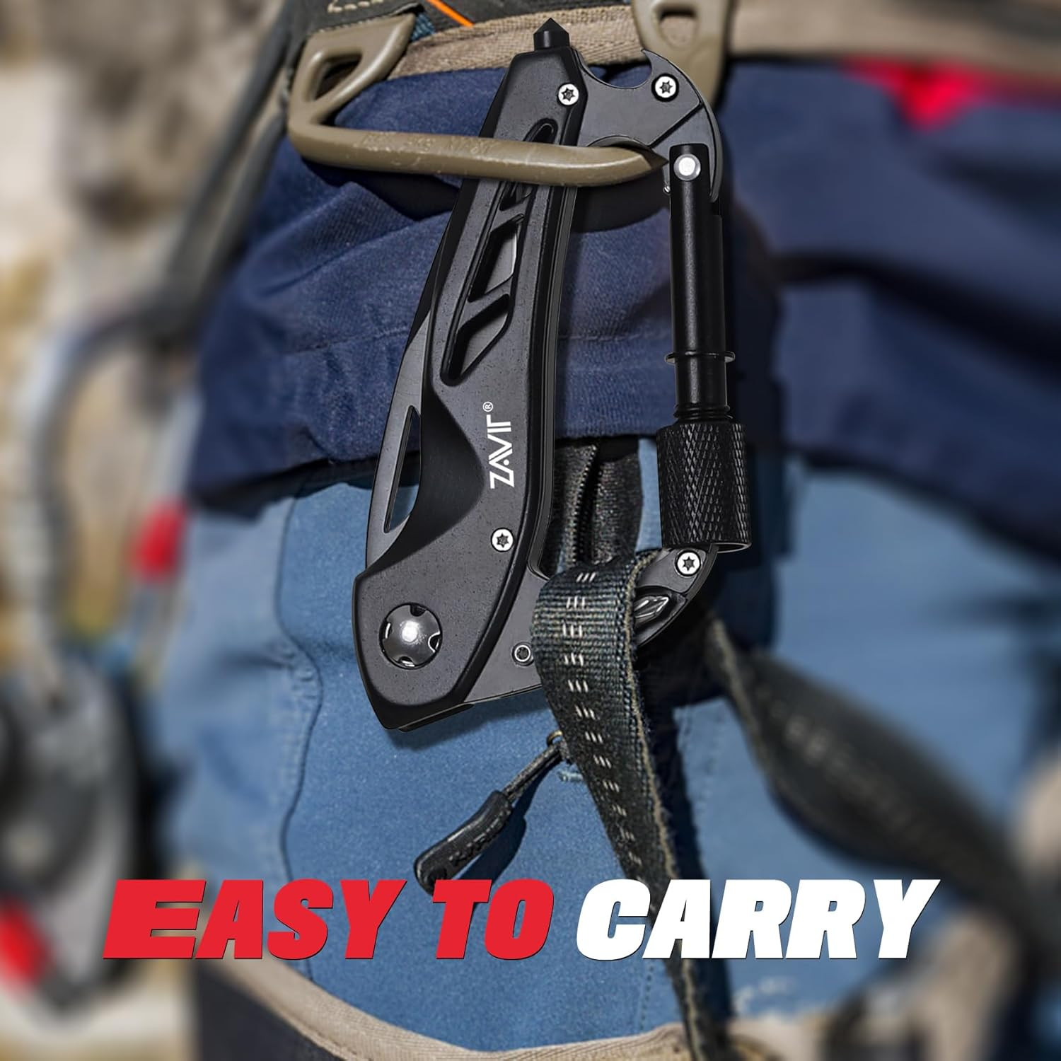 Gifts for Men, Multitool Carabiner with Pocket Knife Men Valentines Day, Mens St