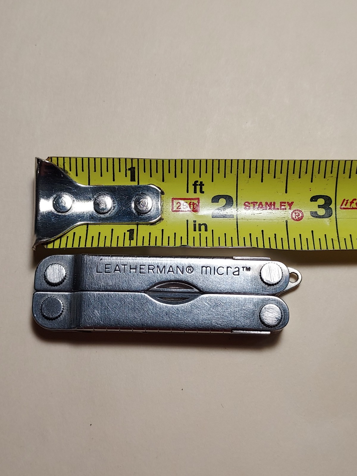 Leatherman USA Micra Keychain Pocket Multi-Tool Knife, Scissors, File 2.5″