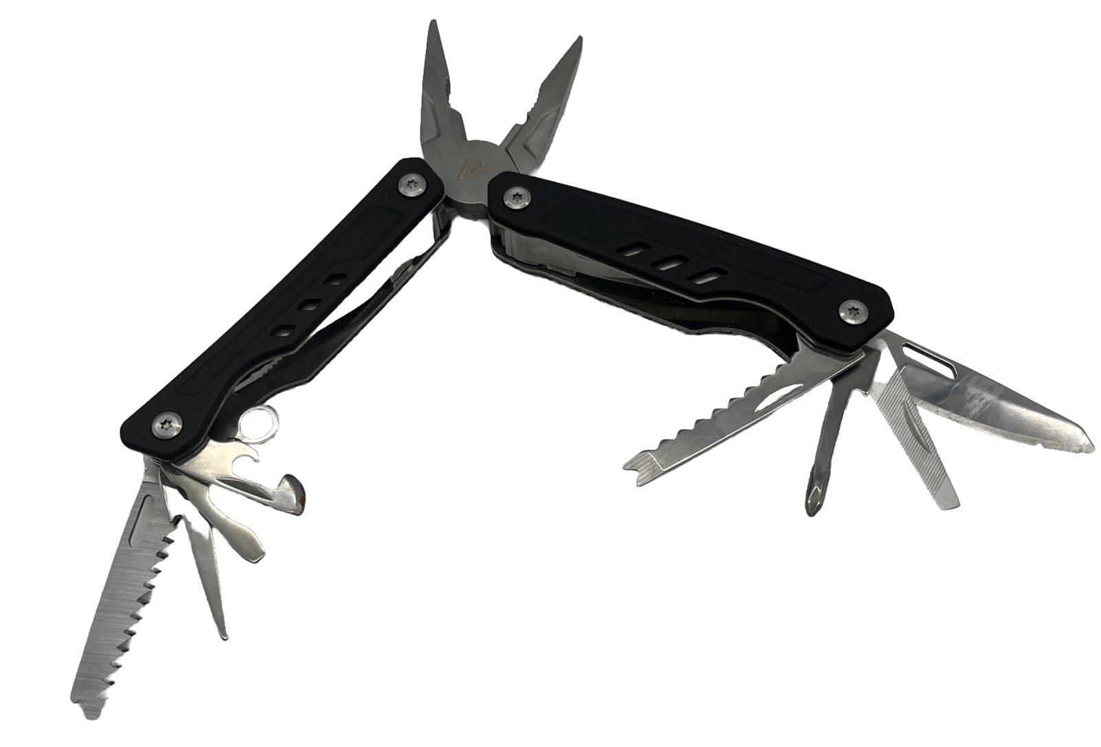 Ozark Trail Multi-Tool Pocket Knife Piers Saw Screwdriver W/Shealth Camping