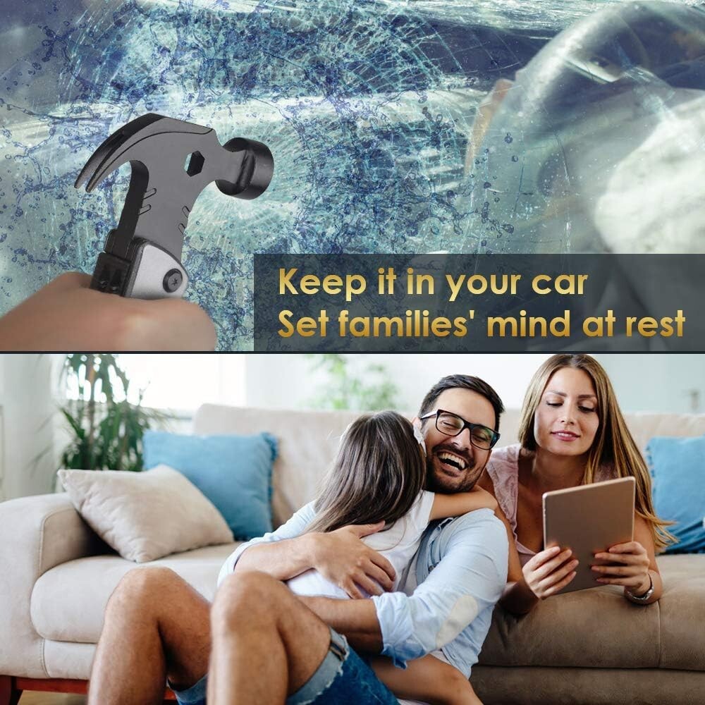 Durable Multi-Tool Hammer Gift for Camping and DIY – Ideal Stocking Stuffer
