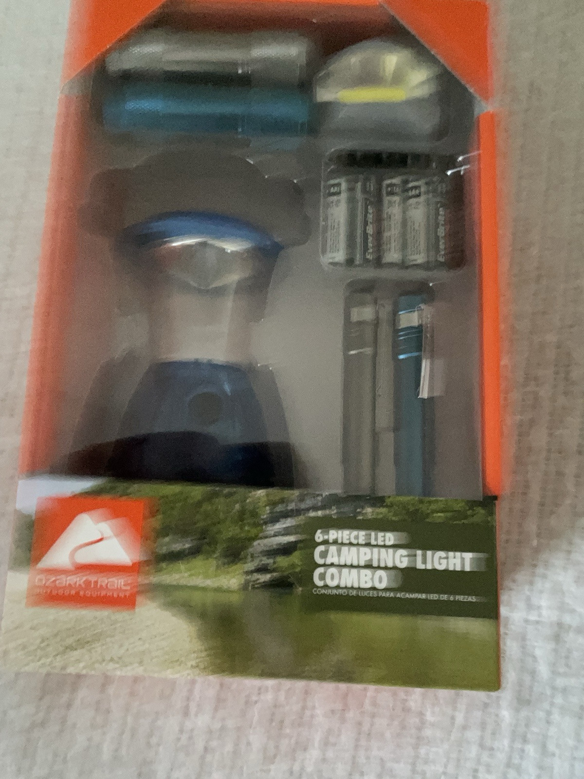 Ozark-Trail Outdoor 6-Piece Set LED Camping Hiking Hunting Light Combo Pack NEW