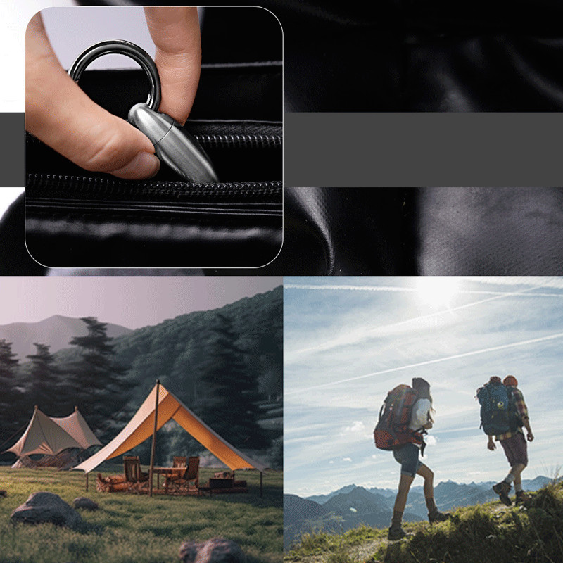 EDC Titanium Alloy Waterproof Pill Storage Box Outdoor Travel Survival Container