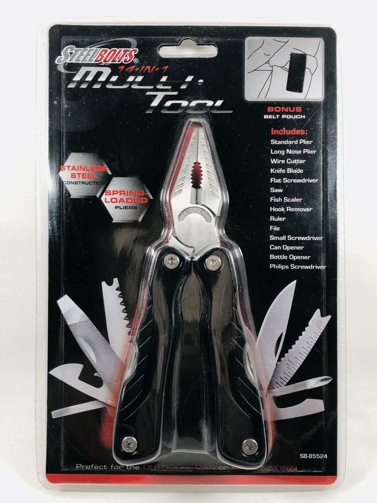 Multi Tool Pliers Saw Knife Ruler Folding Knives Multitool & Screwdriver 14-IN-1
