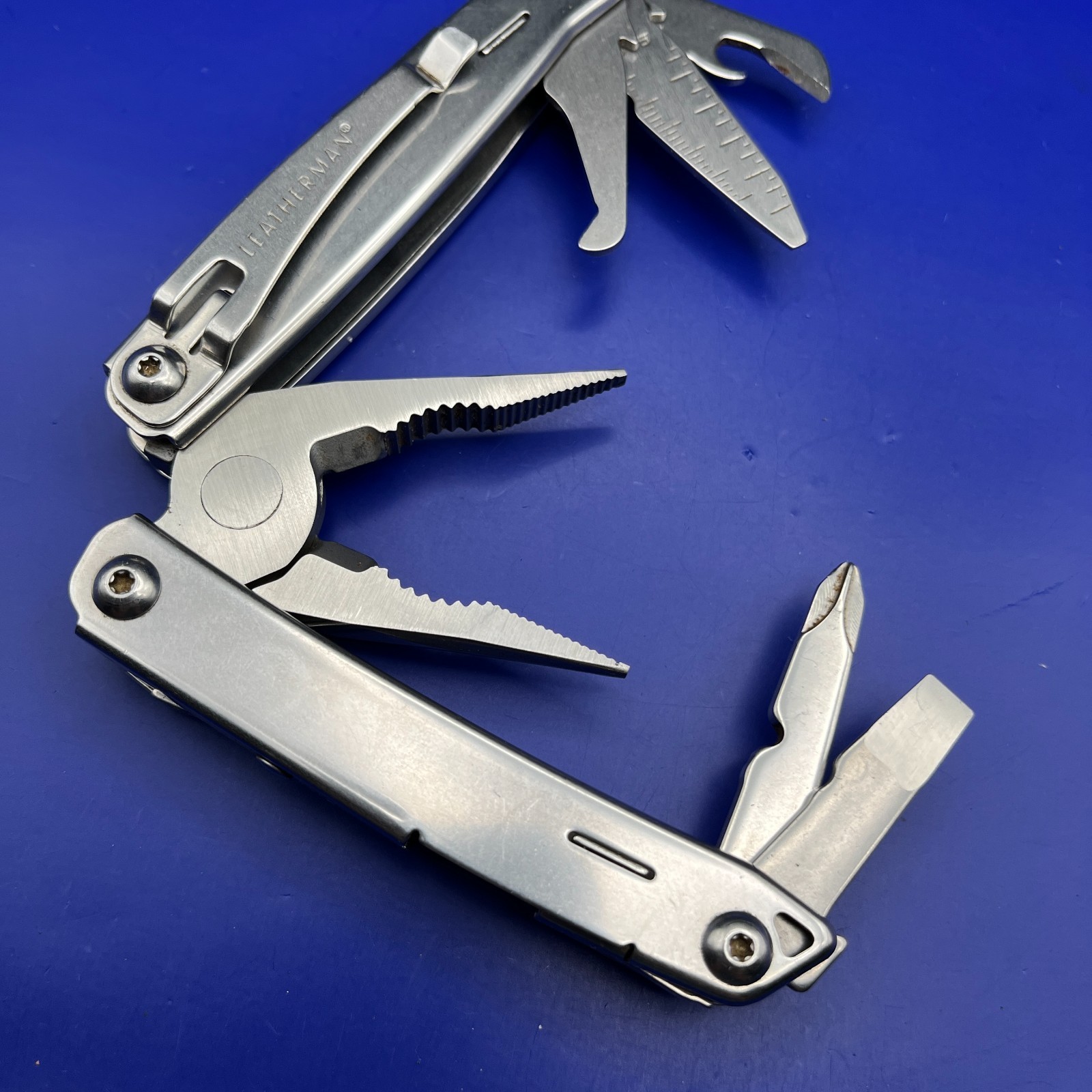 Leatherman Stainless Steel Wingman Multi Tool Scissors Knife Plier