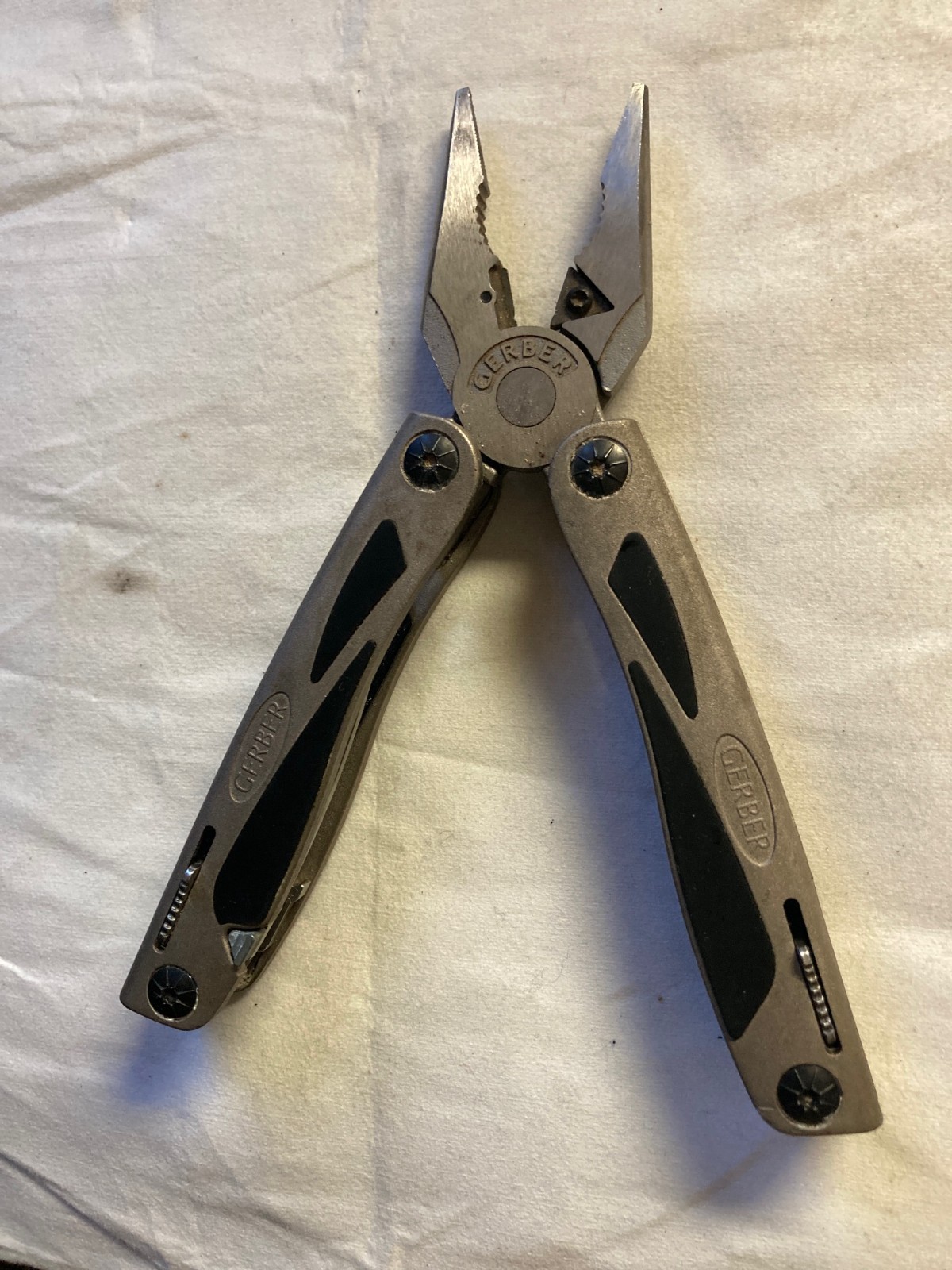 GERBER [N° MP800] Urban Legend multi-plier & factory sheath made-in-USA vintage
