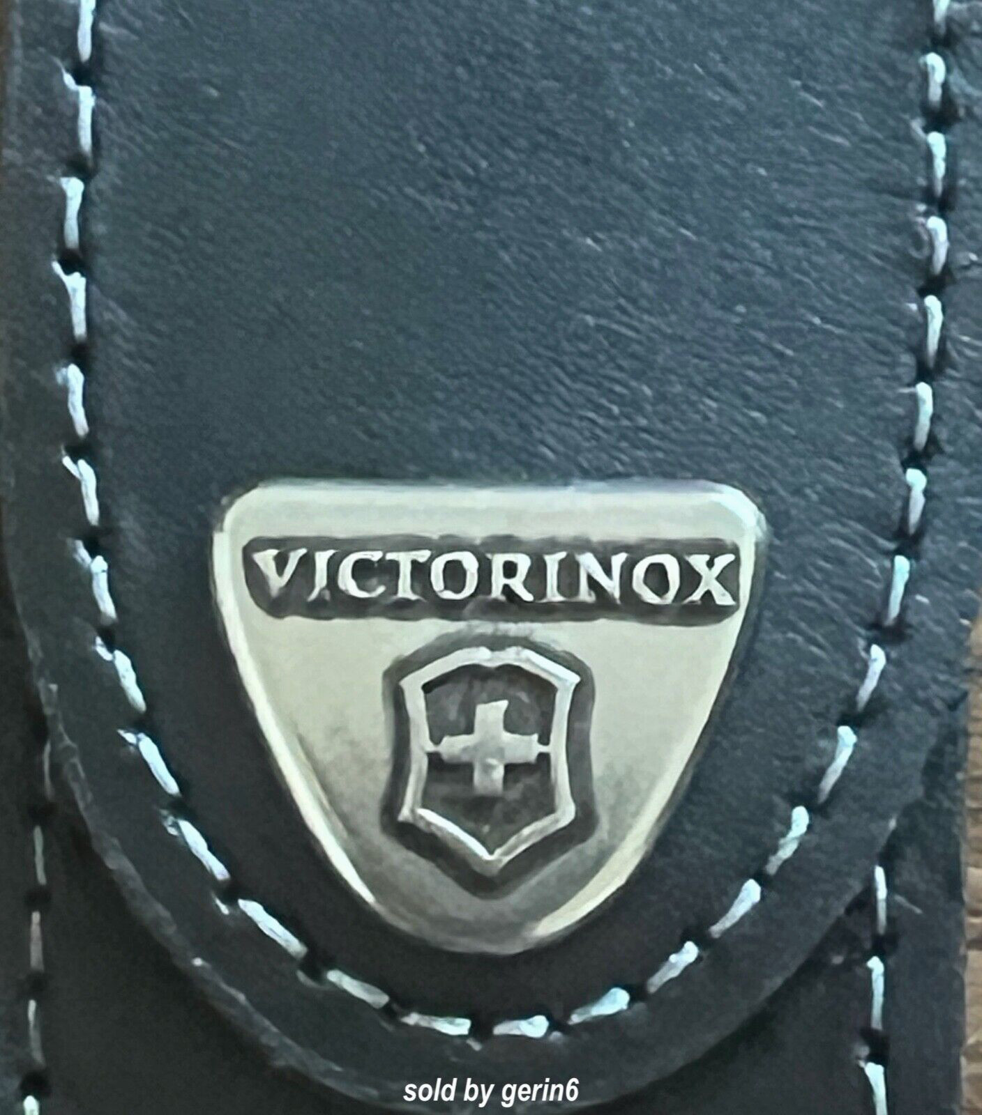 Swiss Army Leather Knife Belt Pouch For Victorinox 91mm Knives 4.0520.3, New