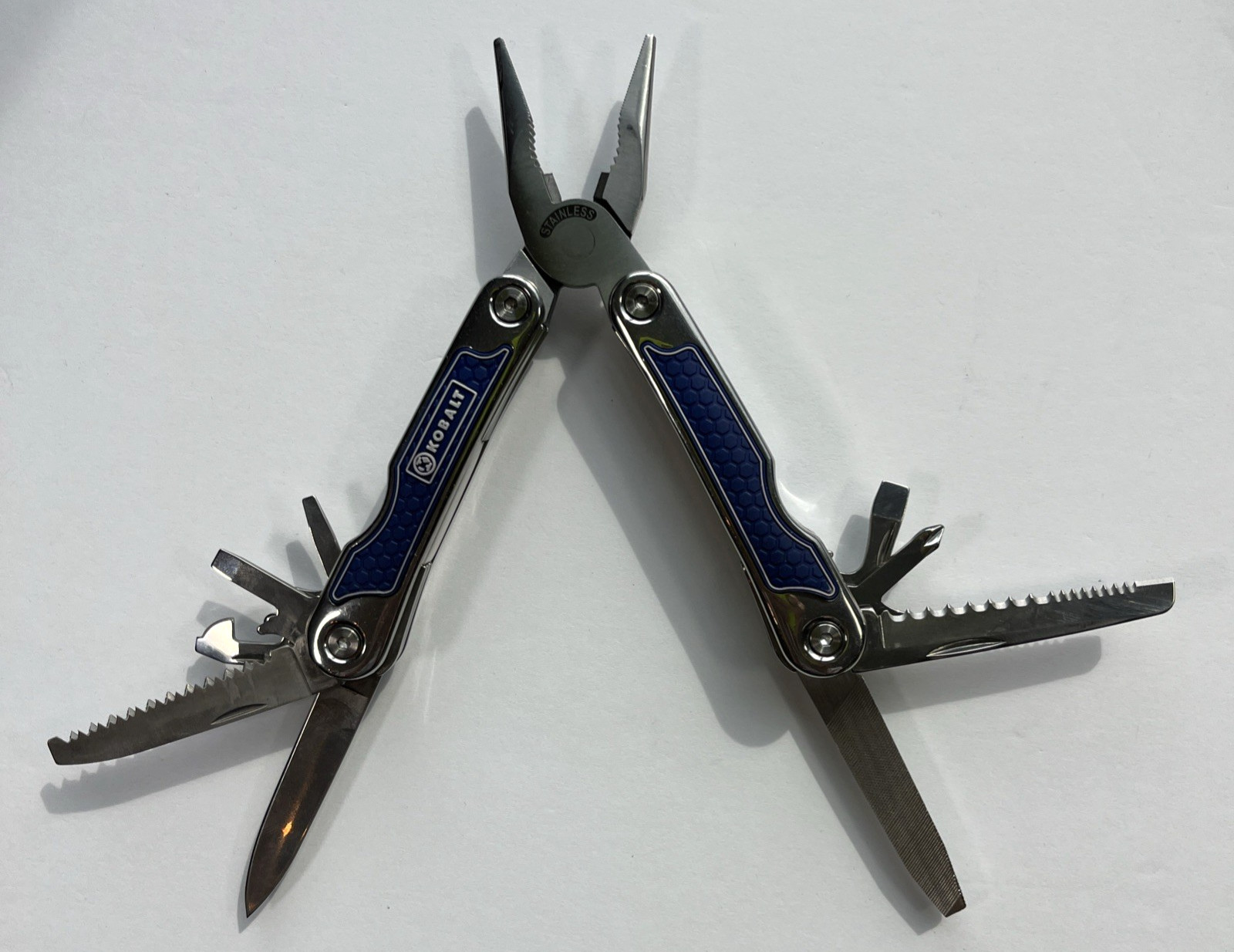 Kobalt Set Stainless Steel Folding Blade Pocket Knife + Multi-Pocket Tool w/Case