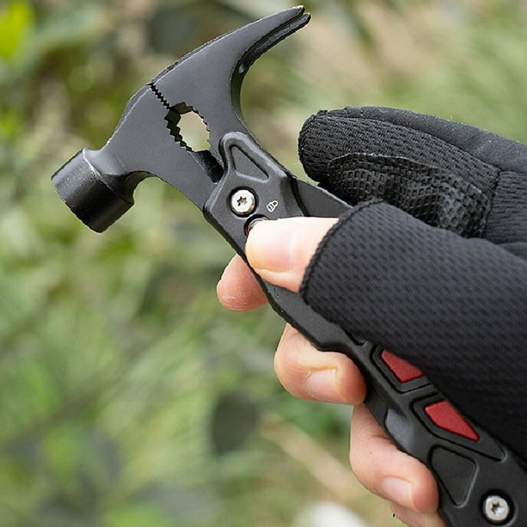 Stainless Steel Multifunctional Hammer – All in One Tool Mini Camping Hammer