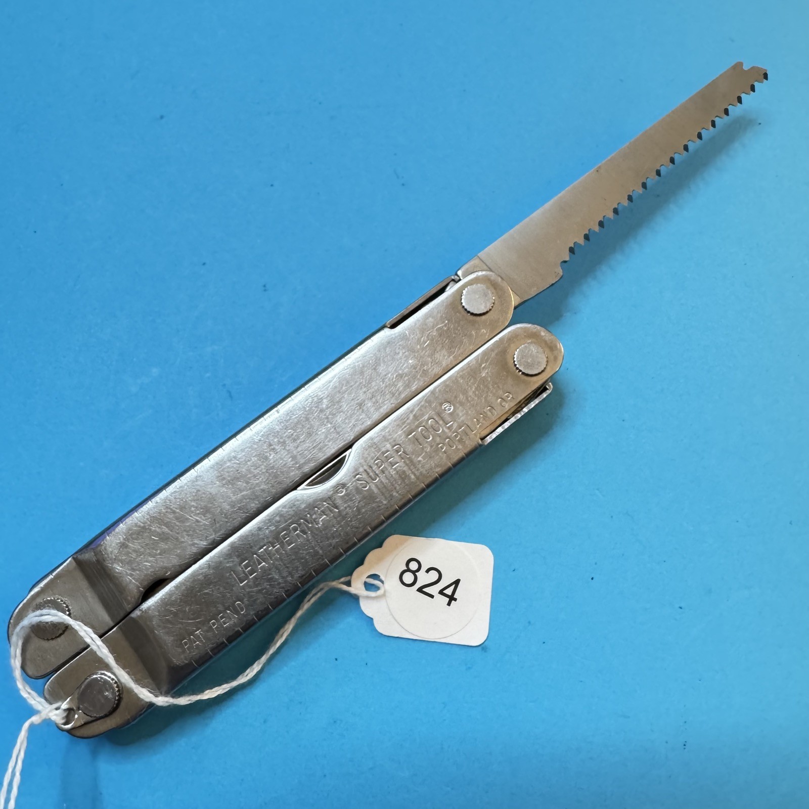 Leatherman Super Tool Plier Multi Tool Pocket Knife New Nylon Sheath EDC #824