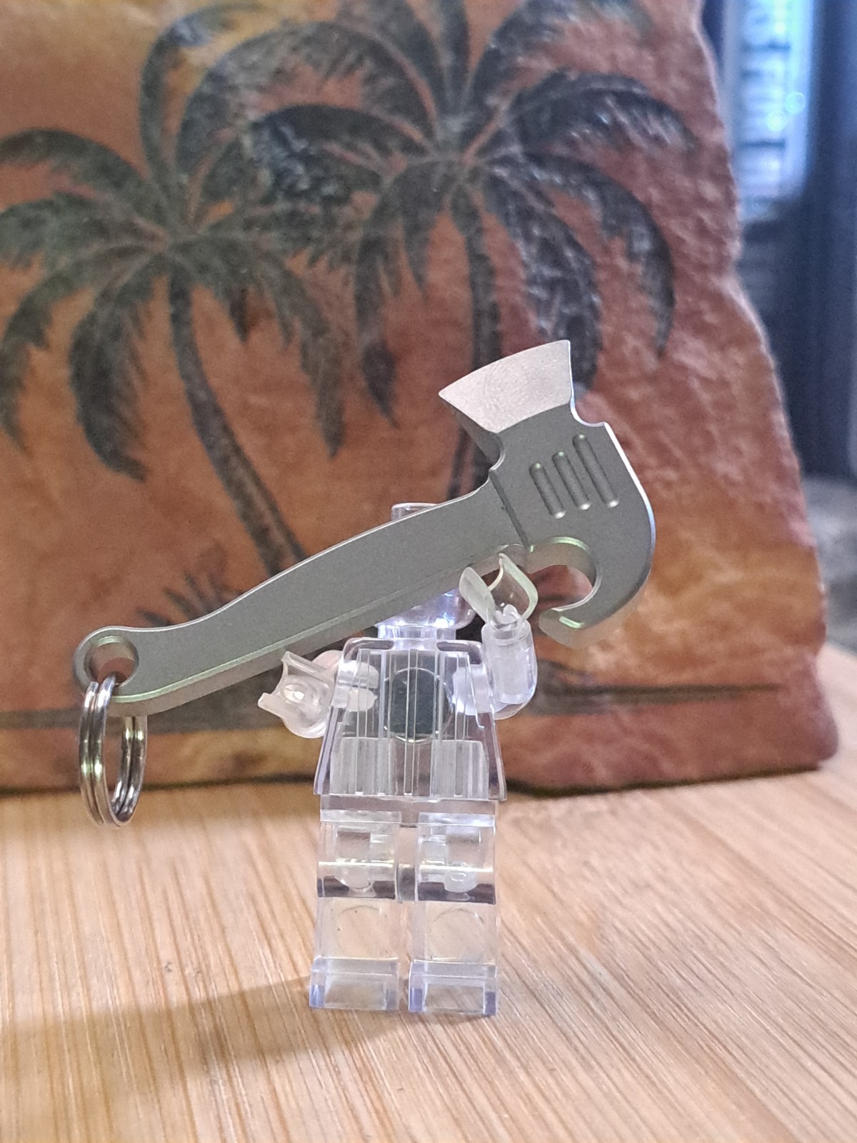 EDC Titanium Alloy Keychain Bottle Opener Multi-Tool