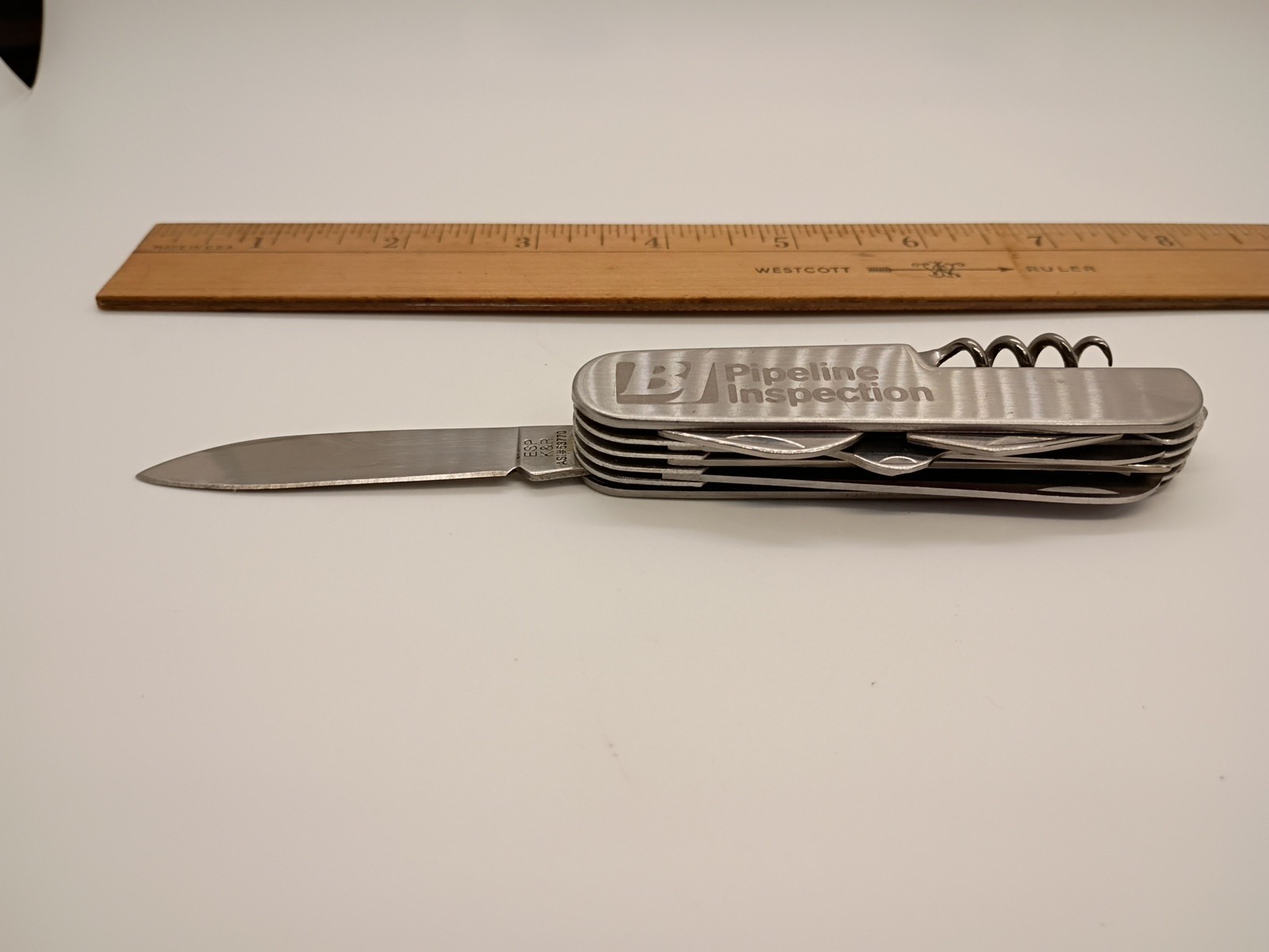 BJ Pipeline Inspection Stainless Rostfrei 10 Tool Pocket Multi-Tool Pre-owned