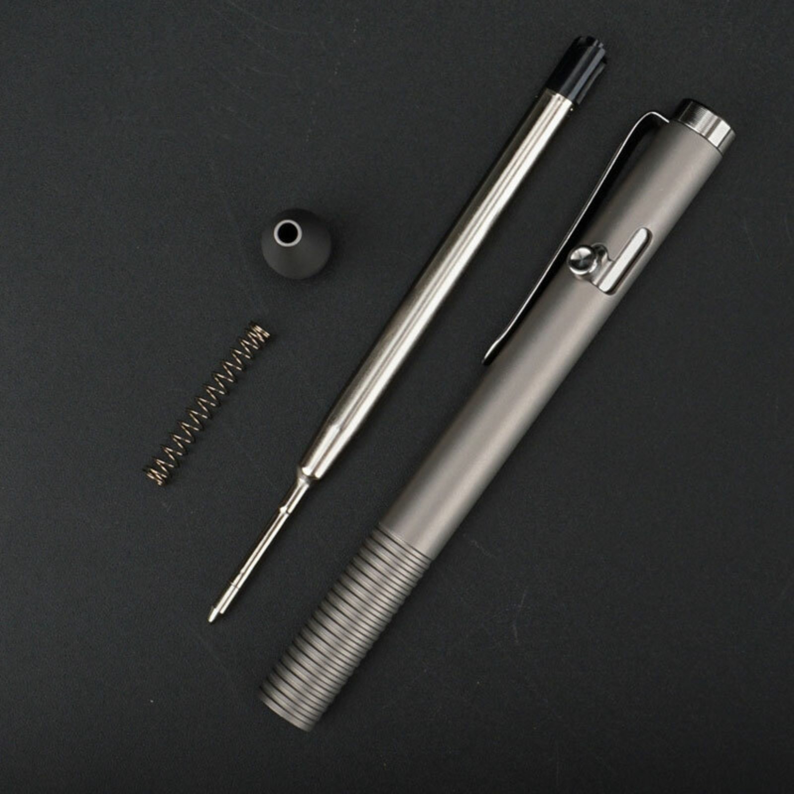New Titanium Alloy Bolt Action Pocket Ball Pen Signature Tactical Pen G2 Refill