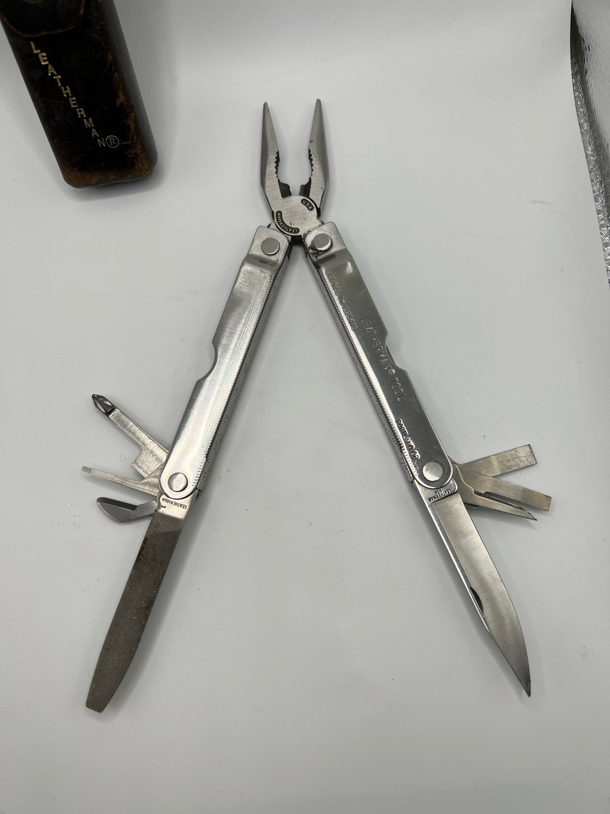 Vintage Original Leatherman Tool US REG TM 1325473 Leather Sheath Portland, OR