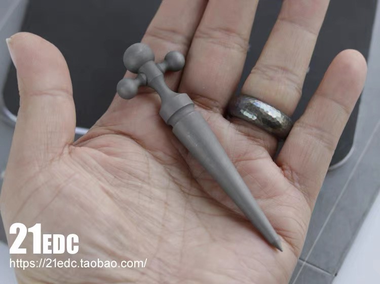 EDC TC4 Titanium Pry Bar Crowbar Mini Outdoor Multi Tool Cool stick cross stick