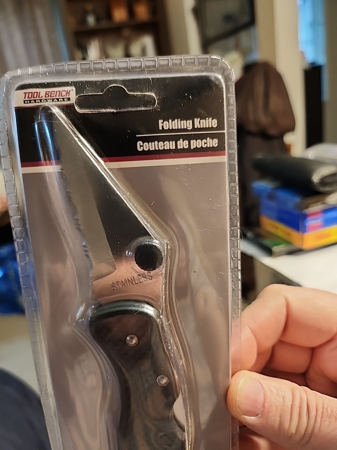 Tool Bench Hardware Serrated Lock Back Folding Knife NEW IN PACKAGE🔪