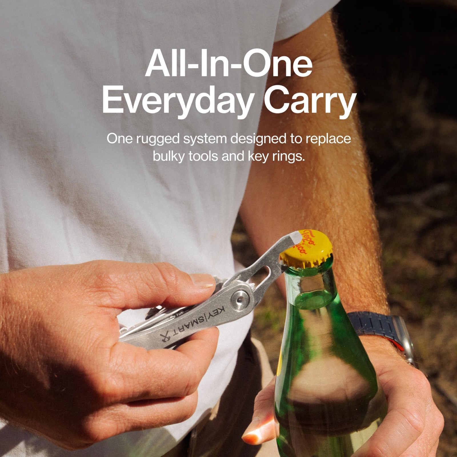 Multitool Key Holder for Keychain – Expandable Organizer, Bottle Opener, Pocket