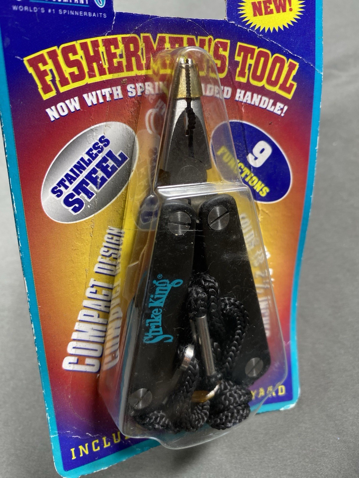 Strike King Lure Company Fishermen’s Multi Tool W/ Lanyard, 9 Functions, NEW