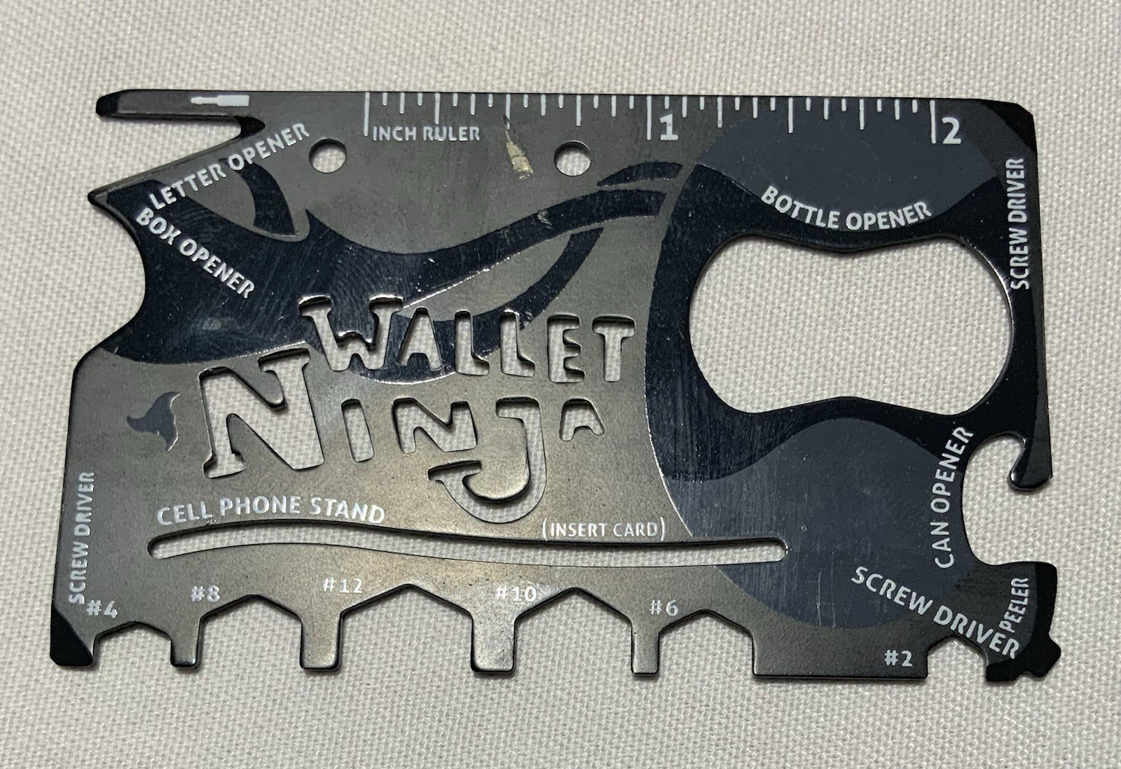18-in-1 Wallet Ninja Multi-Tool Card Pocket Size