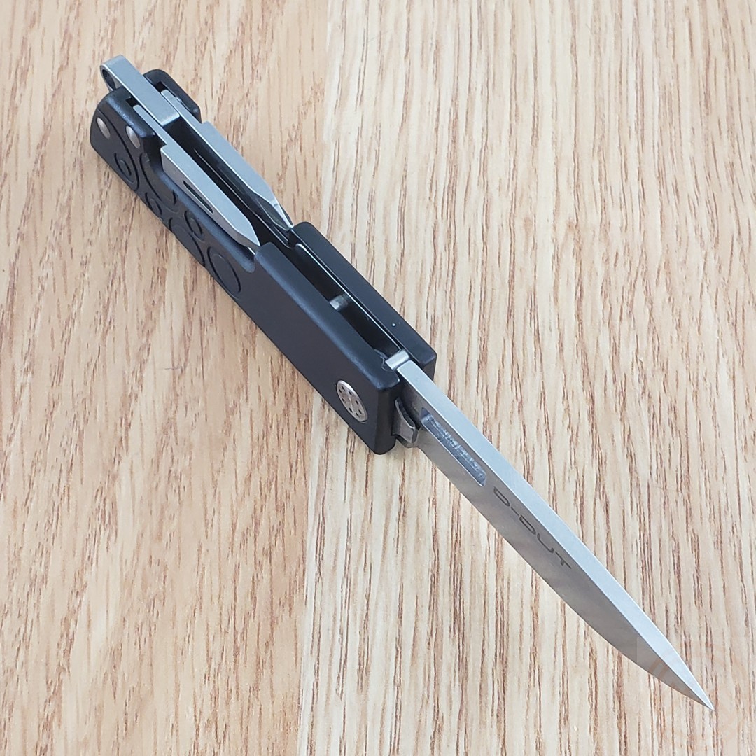 Maserin D-DUT Multi Tool Pocket Knife 440 Steel Blade Black Aluminum Handle
